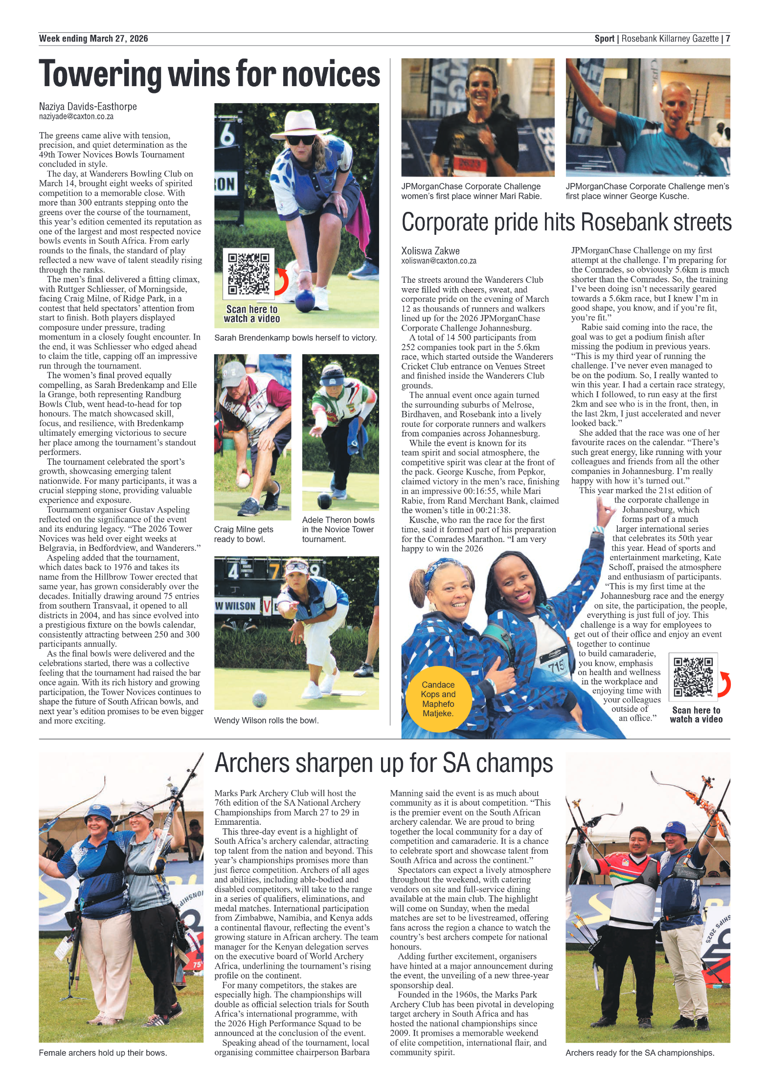 Rosebank Killarney Gazette 27 March 2026 page 7