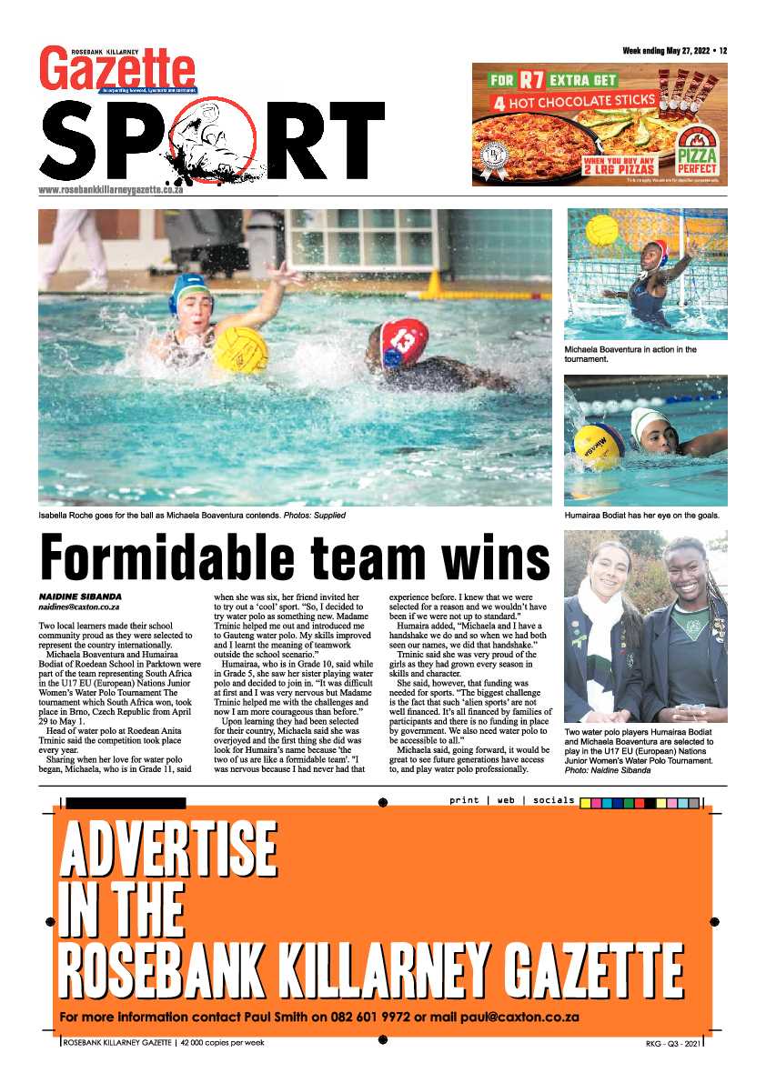 Rosebank Killarney Gazette 27 May 2022 page 12