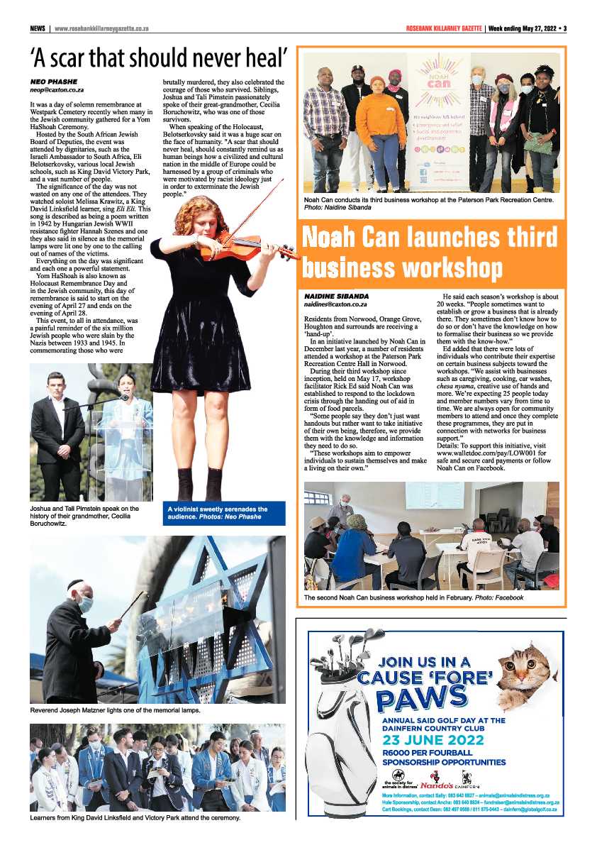 Rosebank Killarney Gazette 27 May 2022 page 3