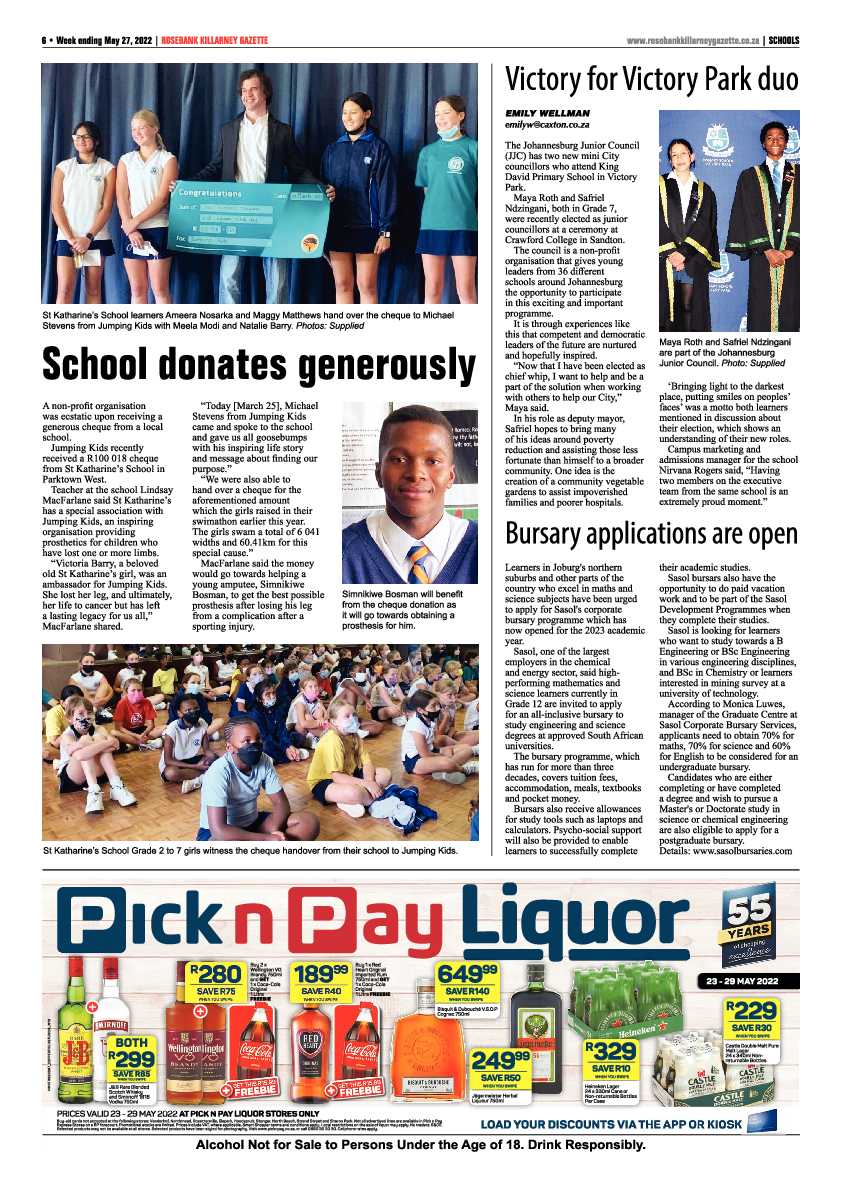 Rosebank Killarney Gazette 27 May 2022 page 6