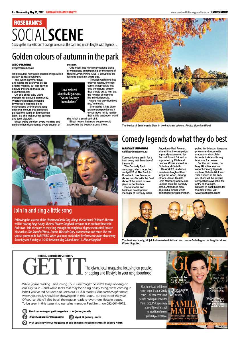 Rosebank Killarney Gazette 27 May 2022 page 8