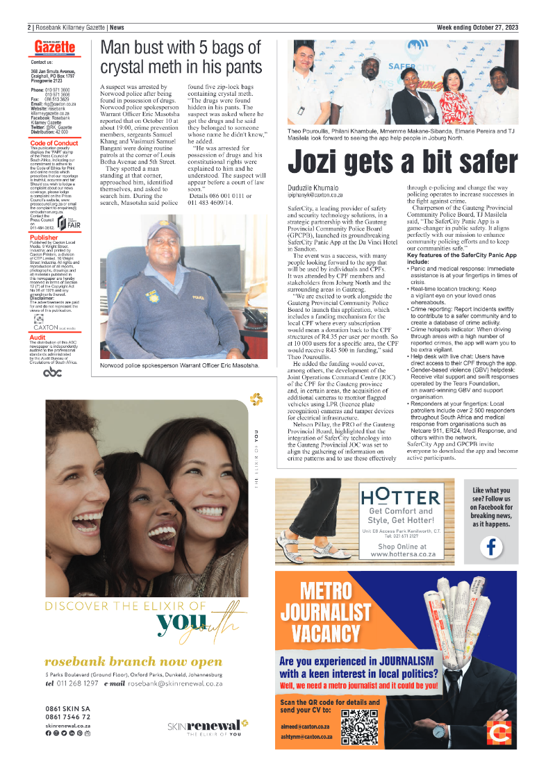 Rosebank Killarney Gazette 27 October 2023 page 2