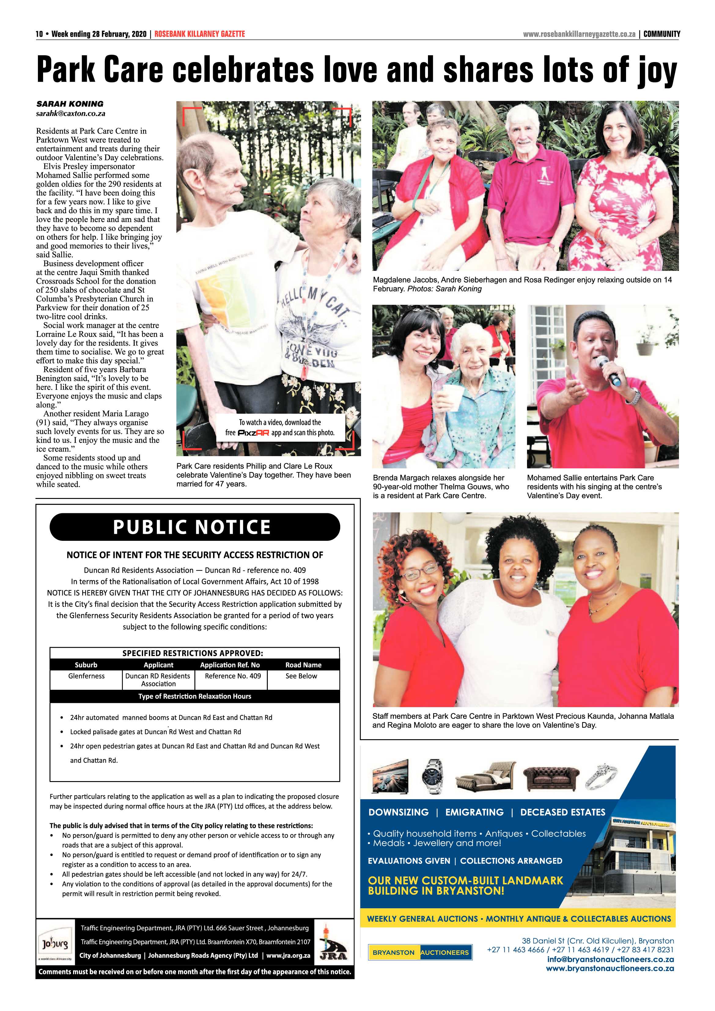 Rosebank Killarney Gazette 28 February 2020 page 10