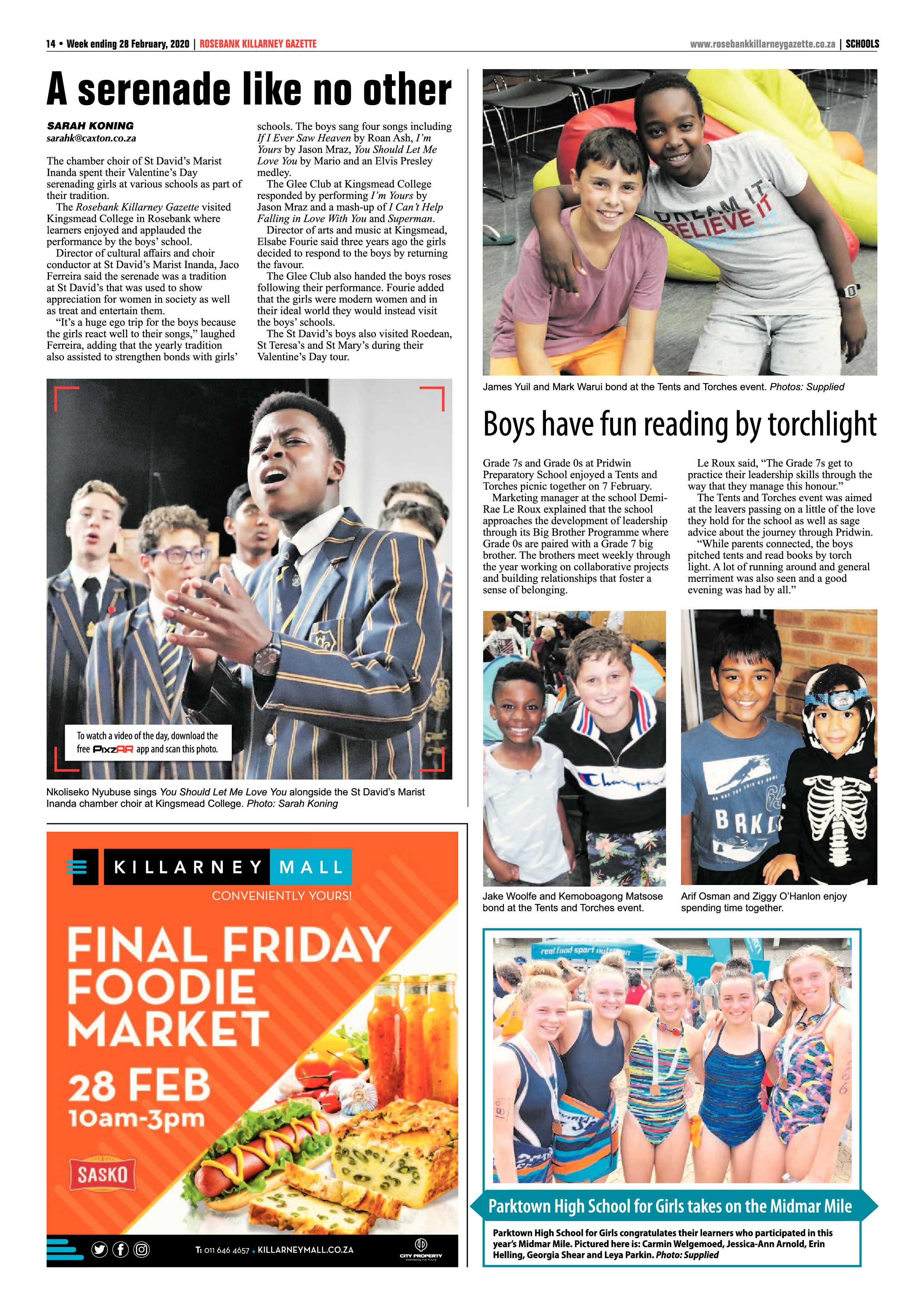 Rosebank Killarney Gazette 28 February 2020 page 14