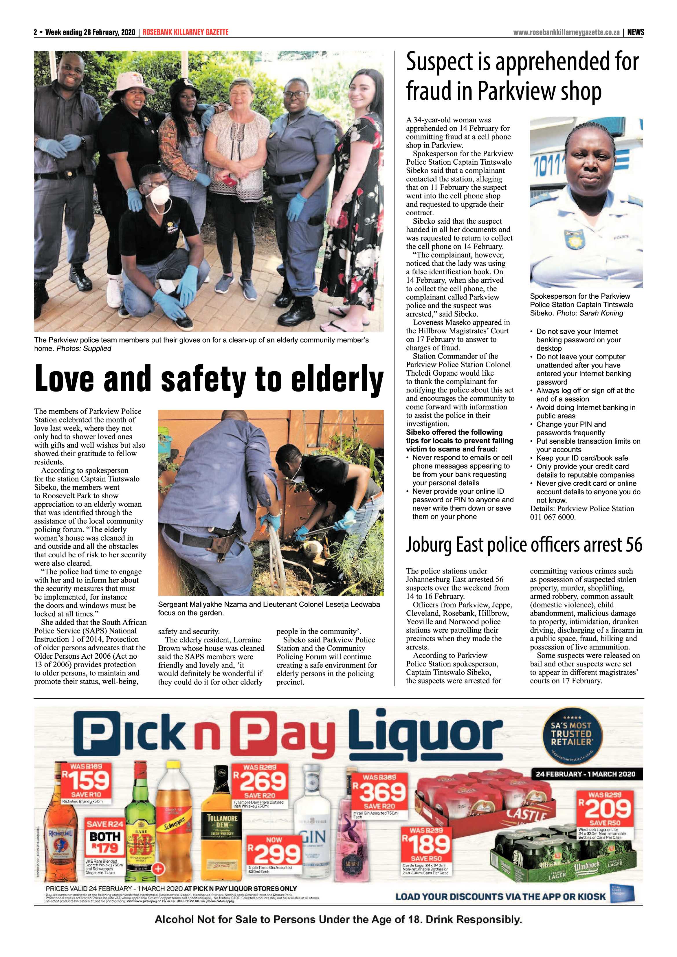 Rosebank Killarney Gazette 28 February 2020 page 2