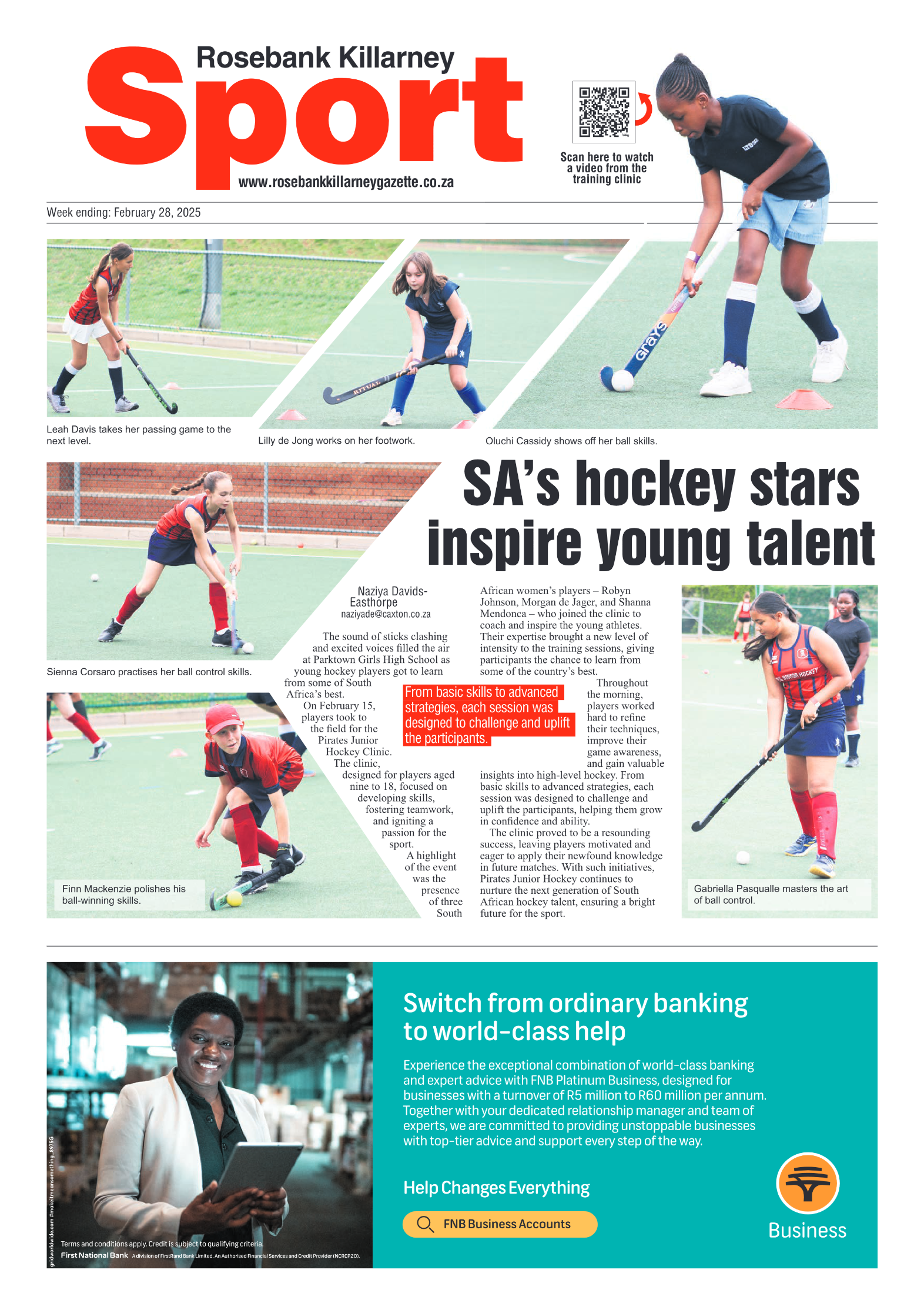 Rosebank Killarney Gazette 28 February 2025 page 12
