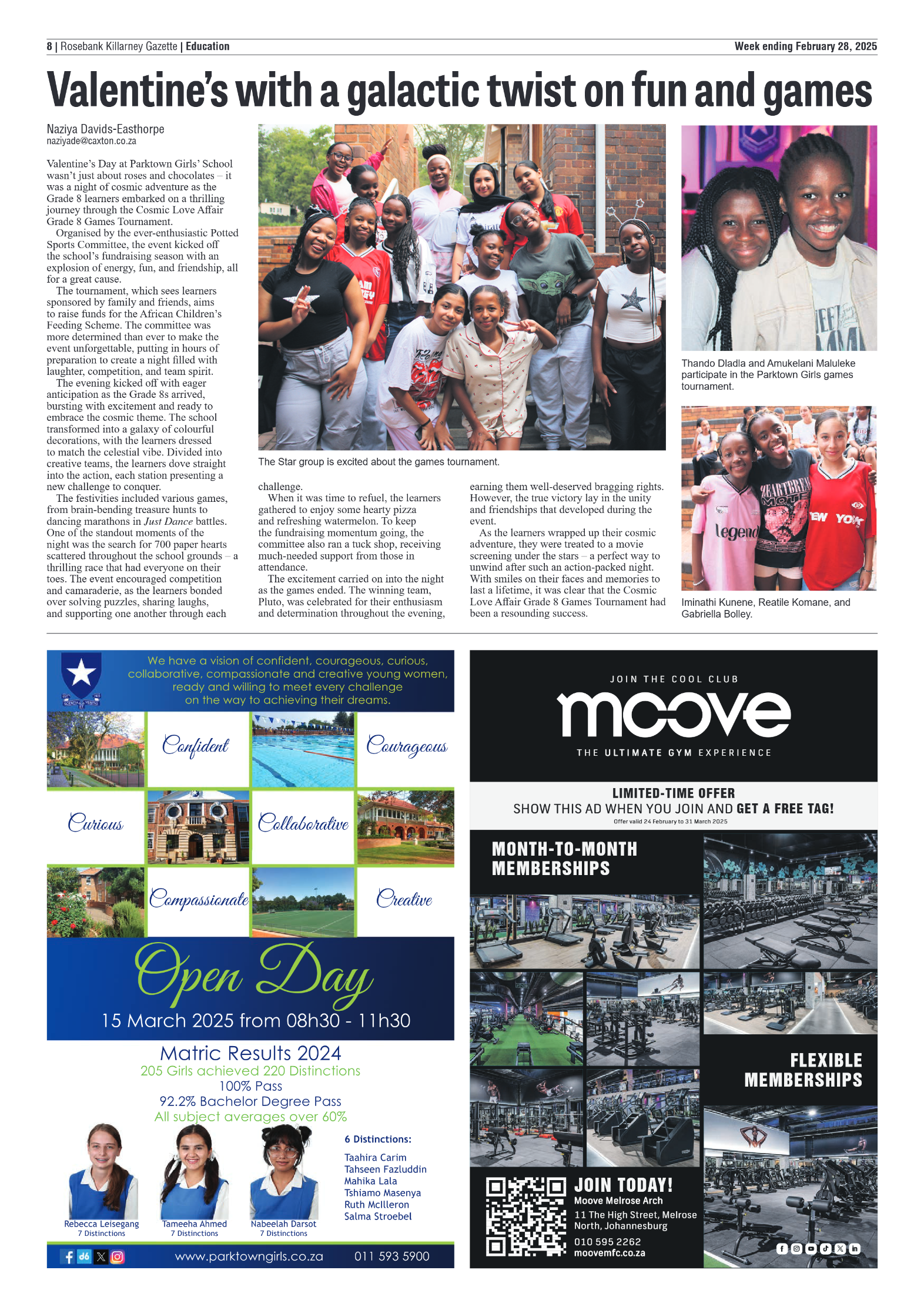 Rosebank Killarney Gazette 28 February 2025 page 8