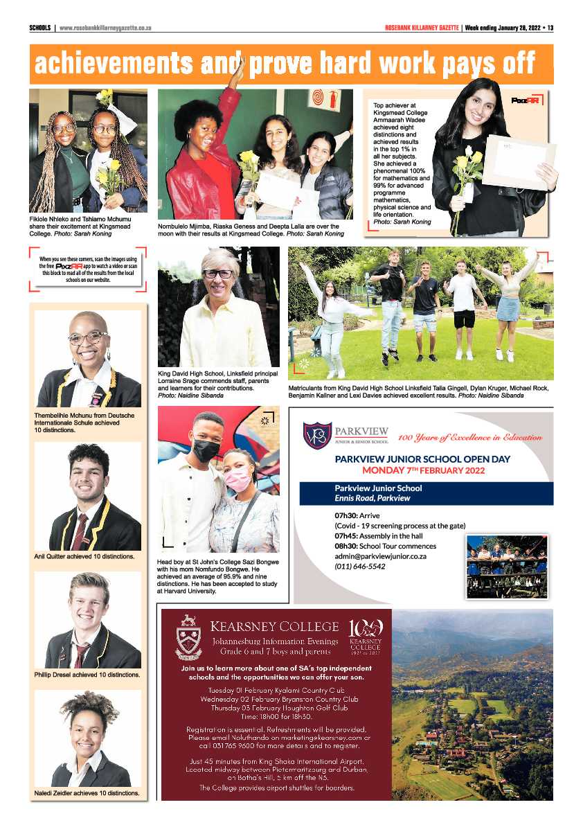 Rosebank Killarney Gazette 28 January 2022 page 13