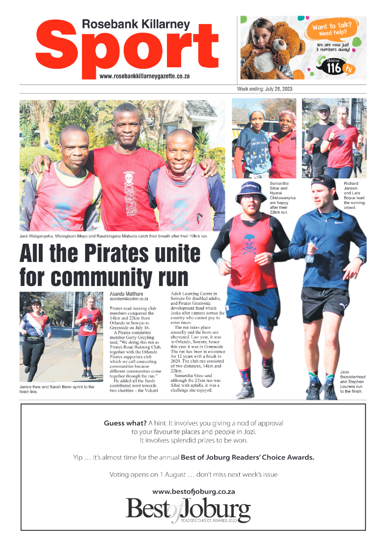 Rosebank Killarney Gazette 28 July 2023 page 12