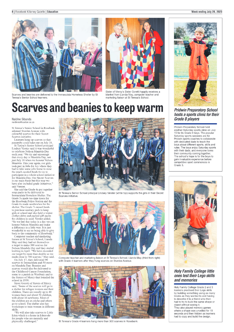 Rosebank Killarney Gazette 28 July 2023 page 8