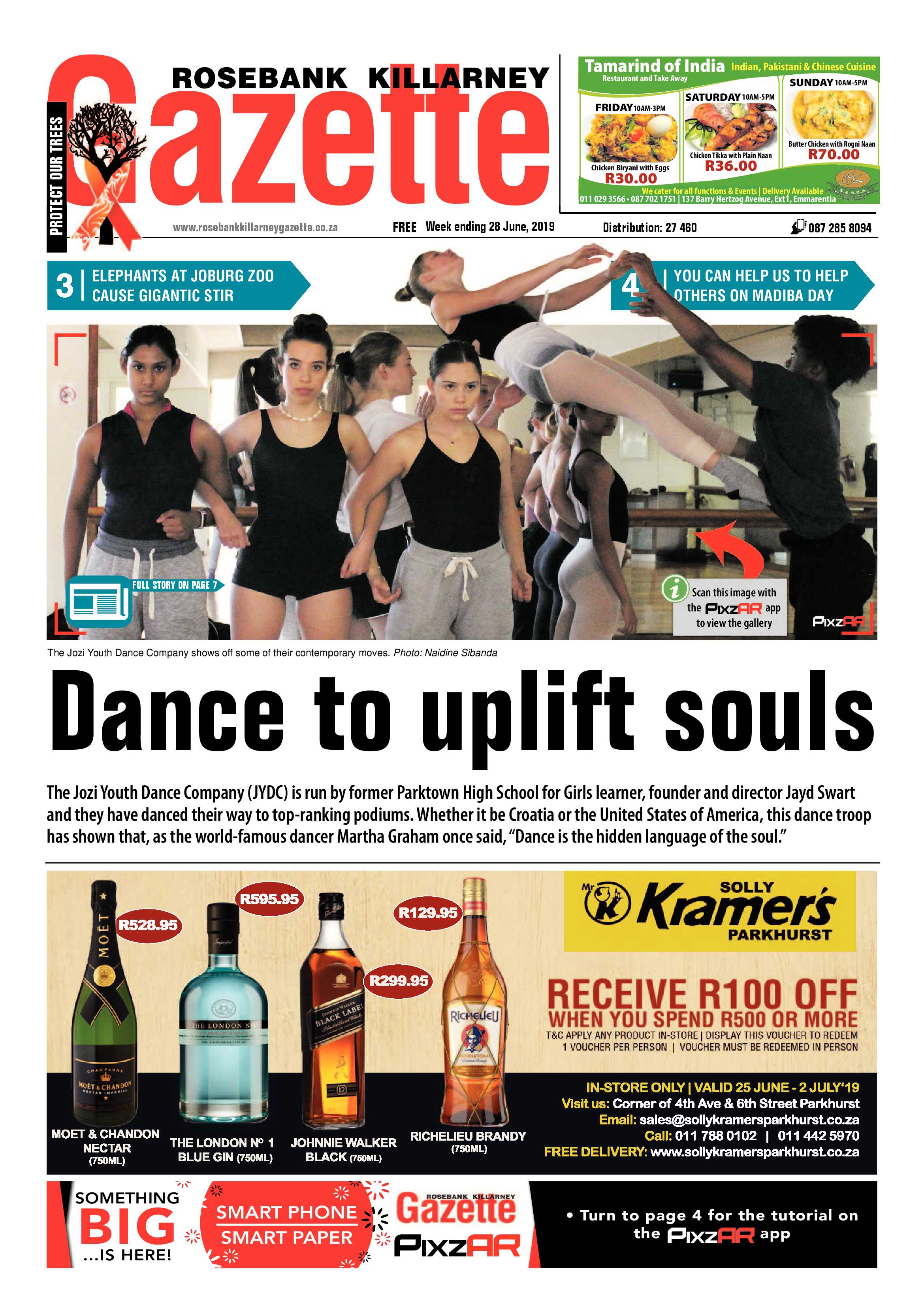 Rosebank Killarney Gazette 28 June, 2019 page 1