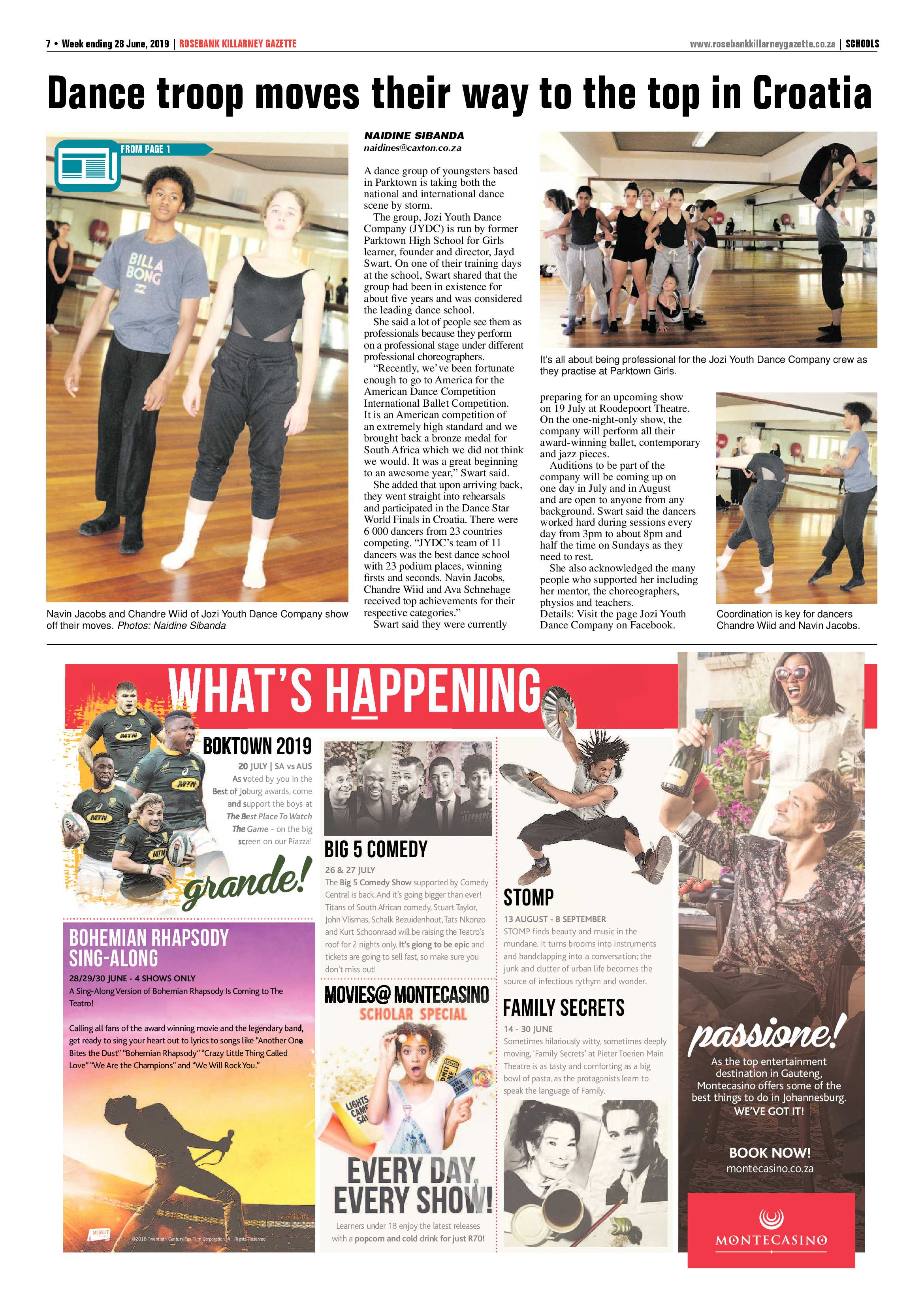 Rosebank Killarney Gazette 28 June, 2019 page 7