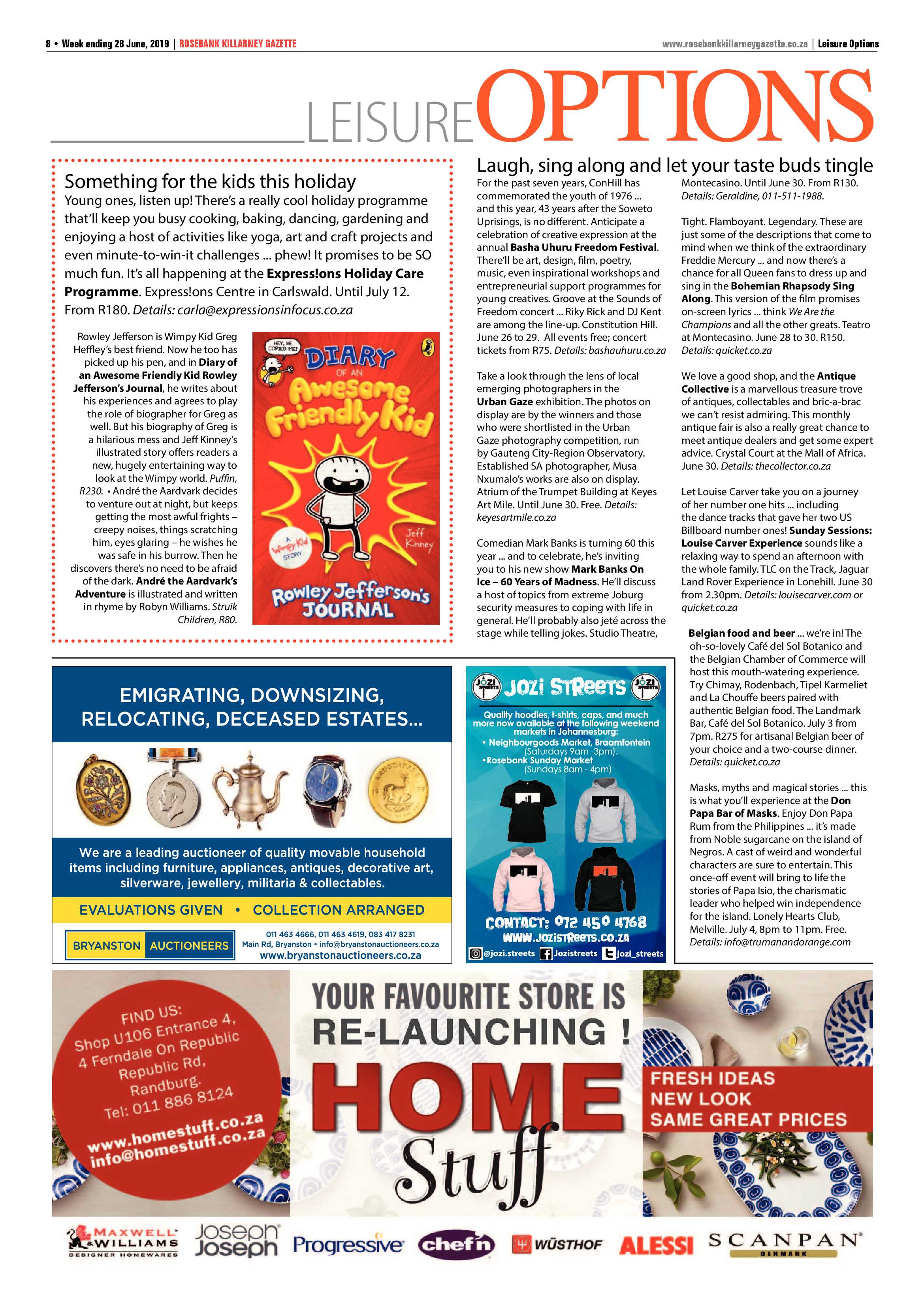 Rosebank Killarney Gazette 28 June, 2019 page 8