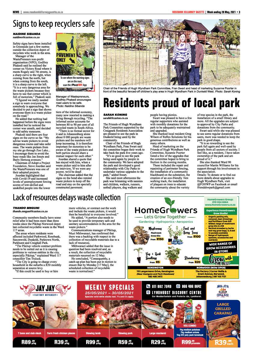 Rosebank Killarney Gazette 28 May 2021 page 3