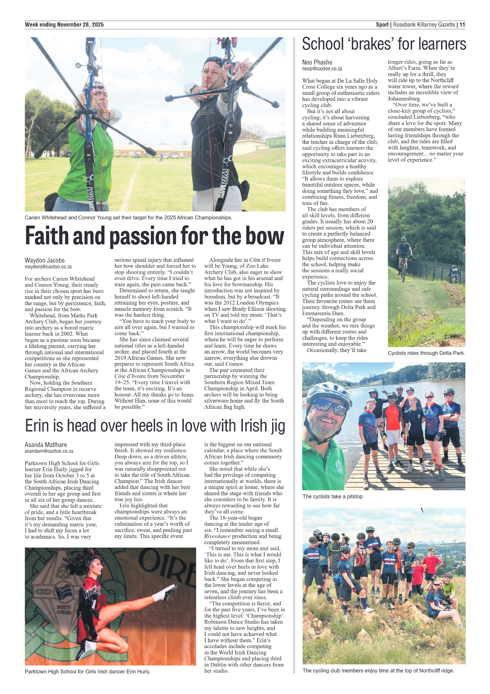 Rosebank Killarney Gazette 28 November 2025 page 13