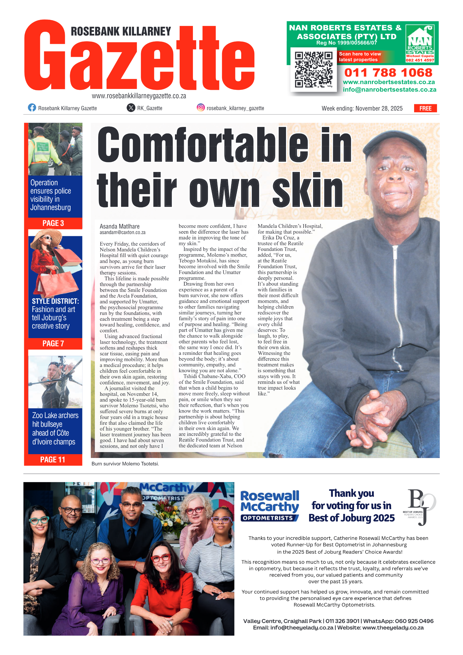 Rosebank Killarney Gazette 28 November 2025 page 3