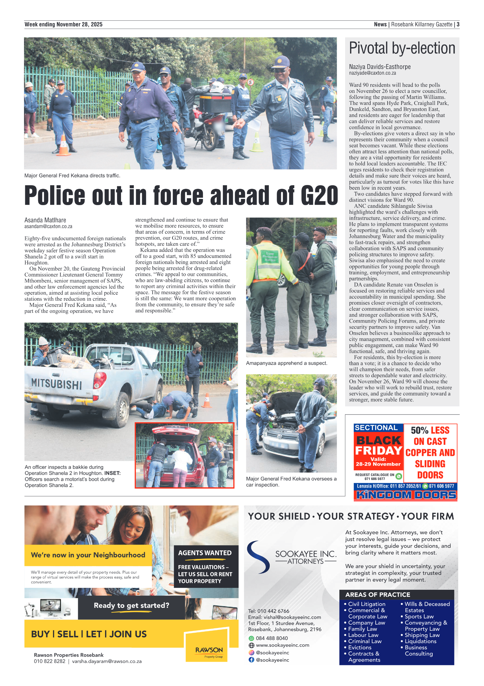 Rosebank Killarney Gazette 28 November 2025 page 5