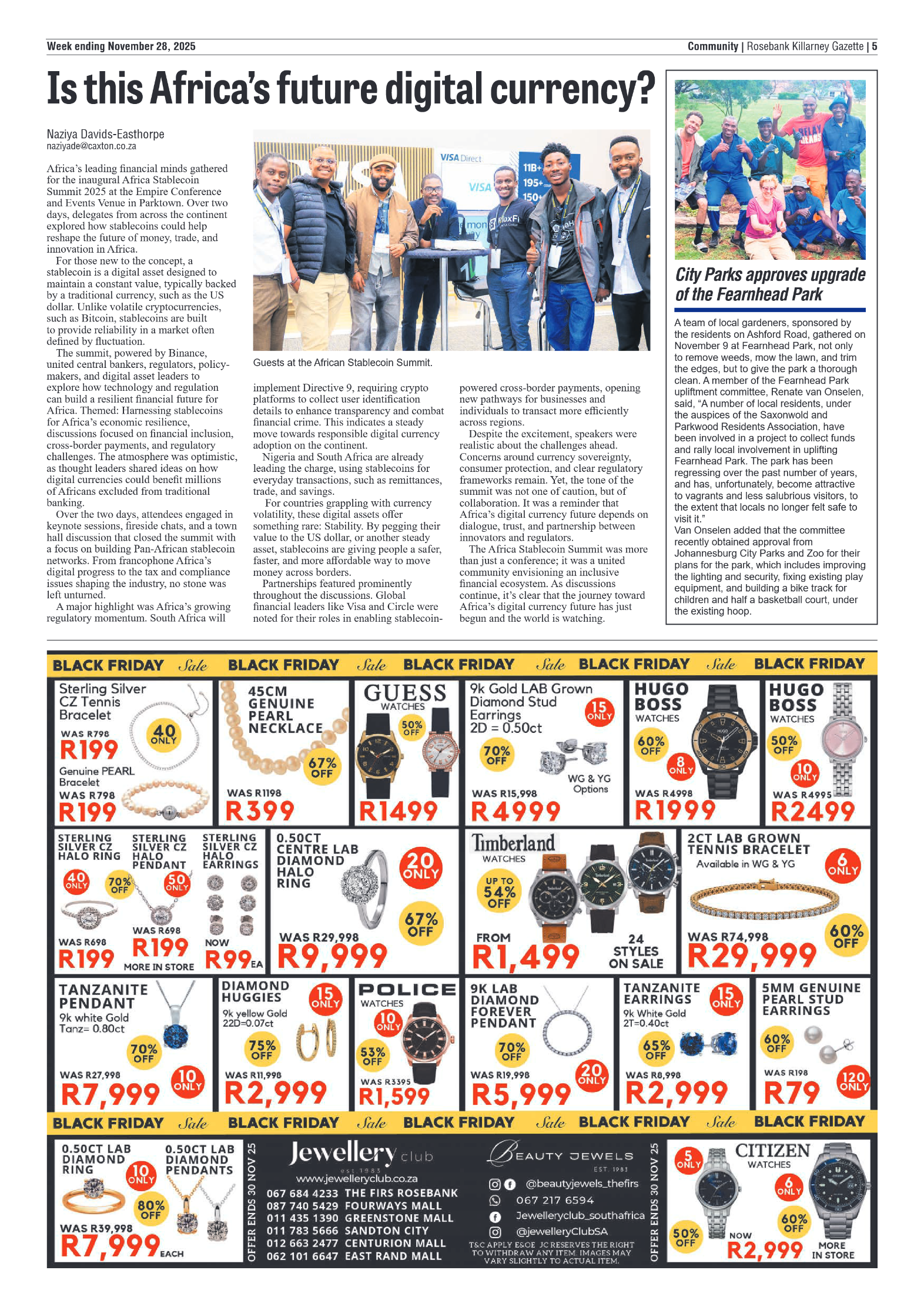 Rosebank Killarney Gazette 28 November 2025 page 7
