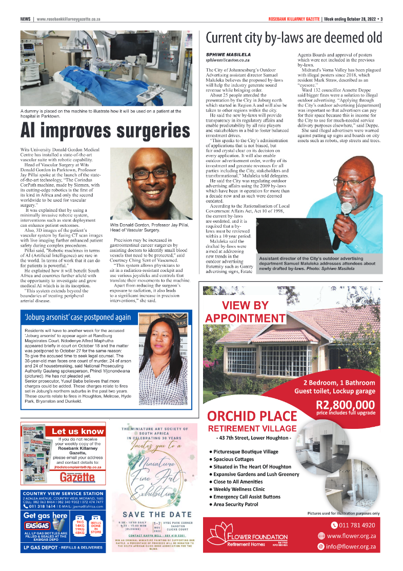 Rosebank Killarney Gazette 28 Oct 2022 page 3