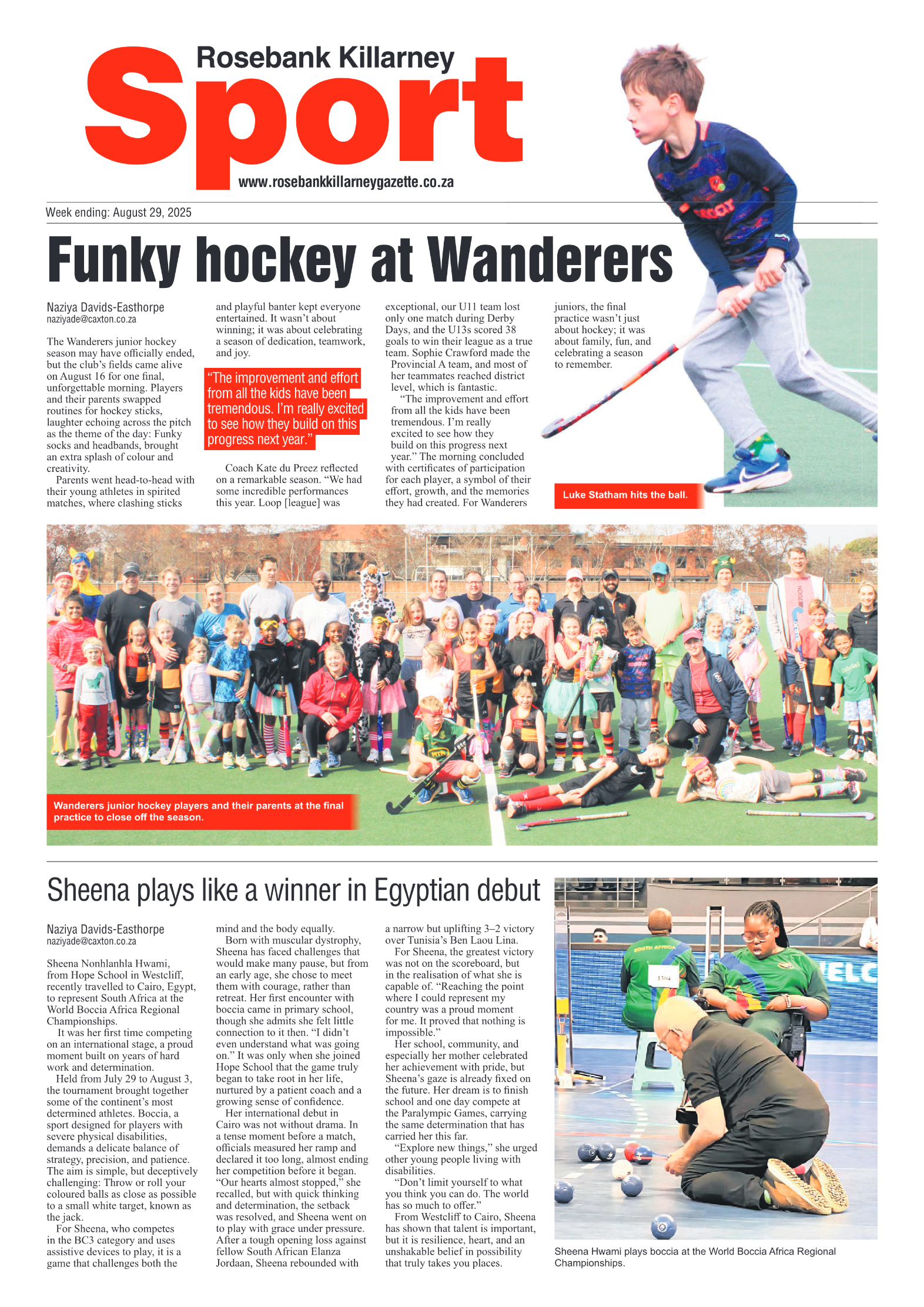 Rosebank Killarney Gazette 29 August 2025 page 12
