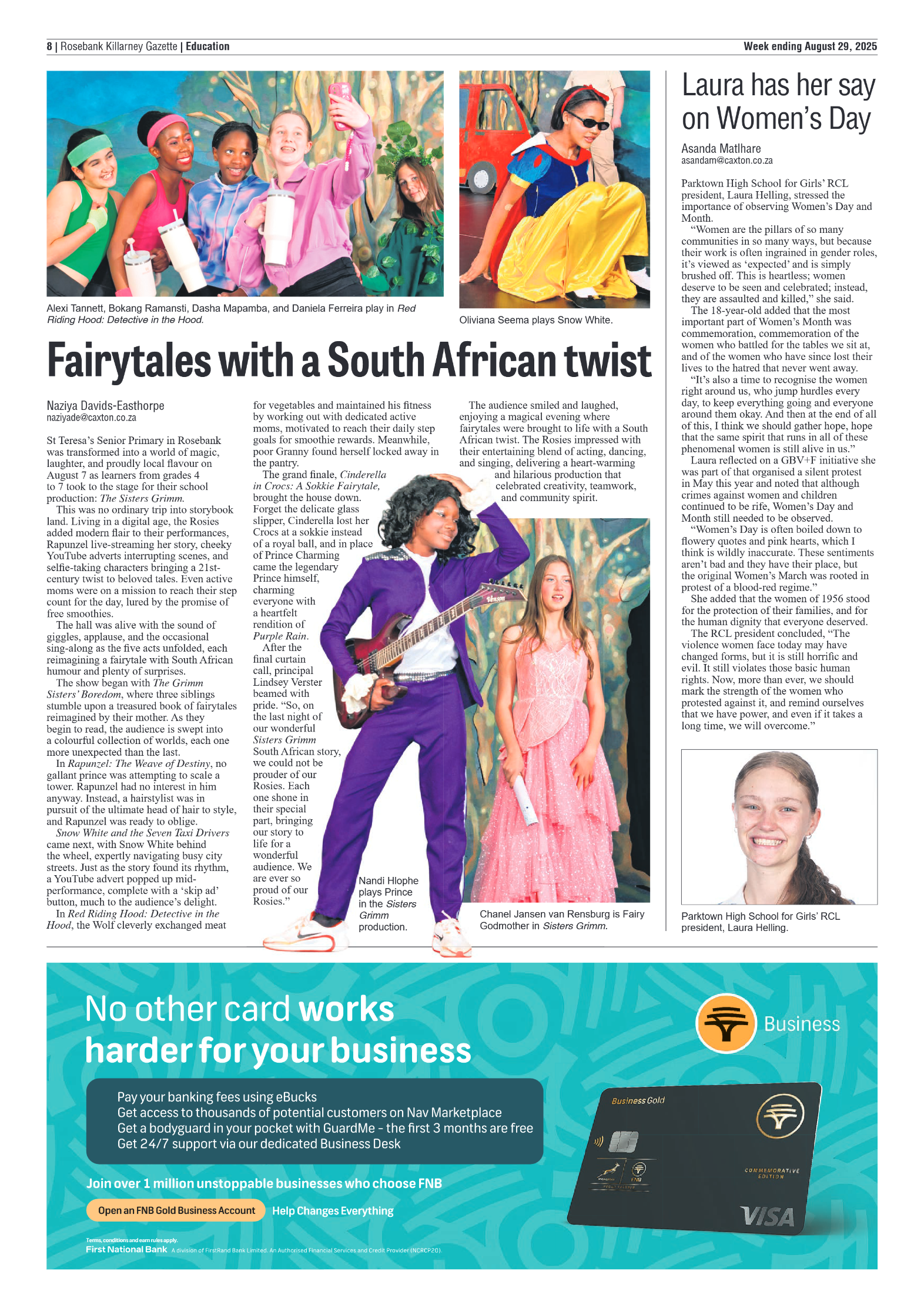 Rosebank Killarney Gazette 29 August 2025 page 8