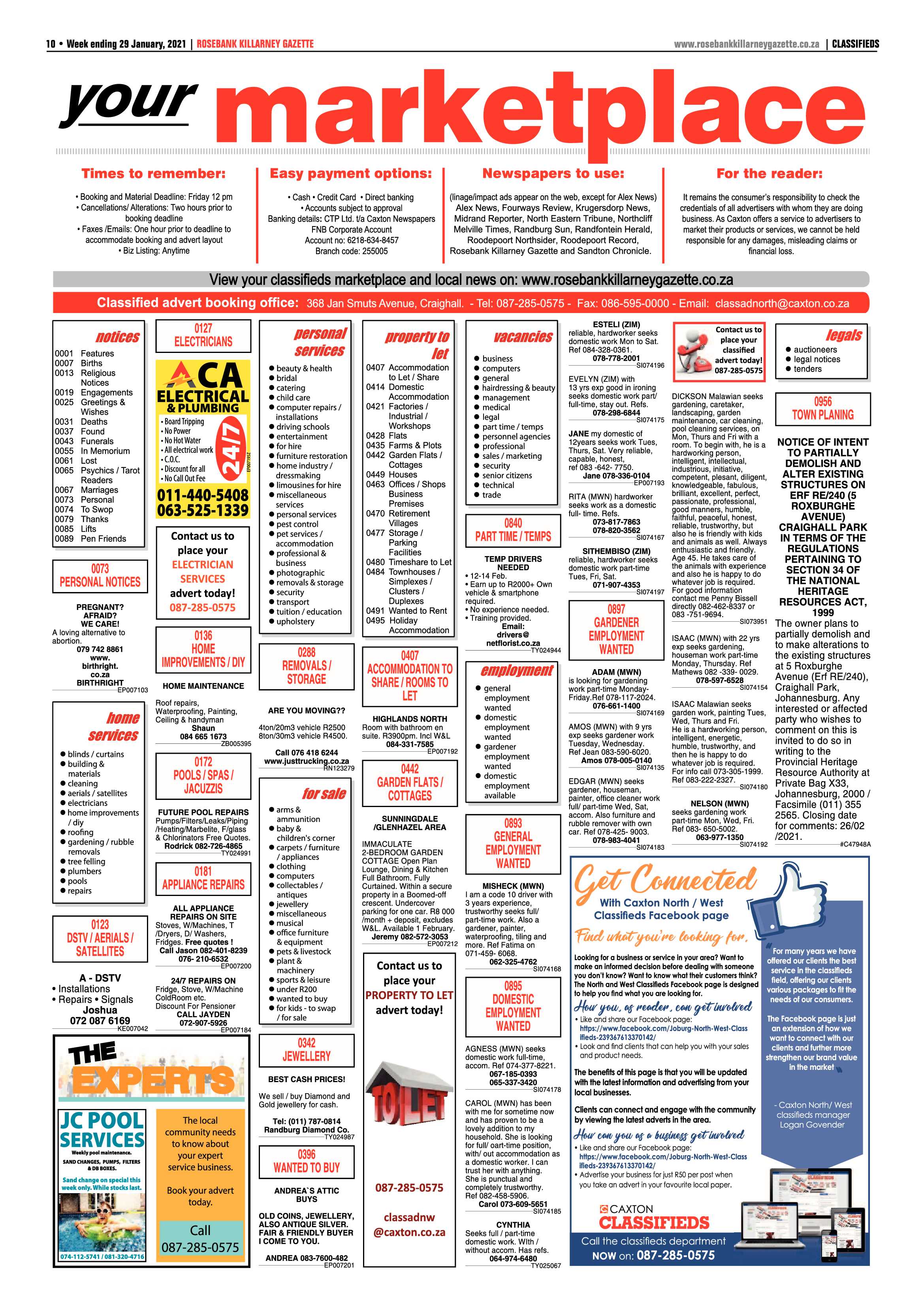 Rosebank Killarney Gazette 29 January 2020 page 10