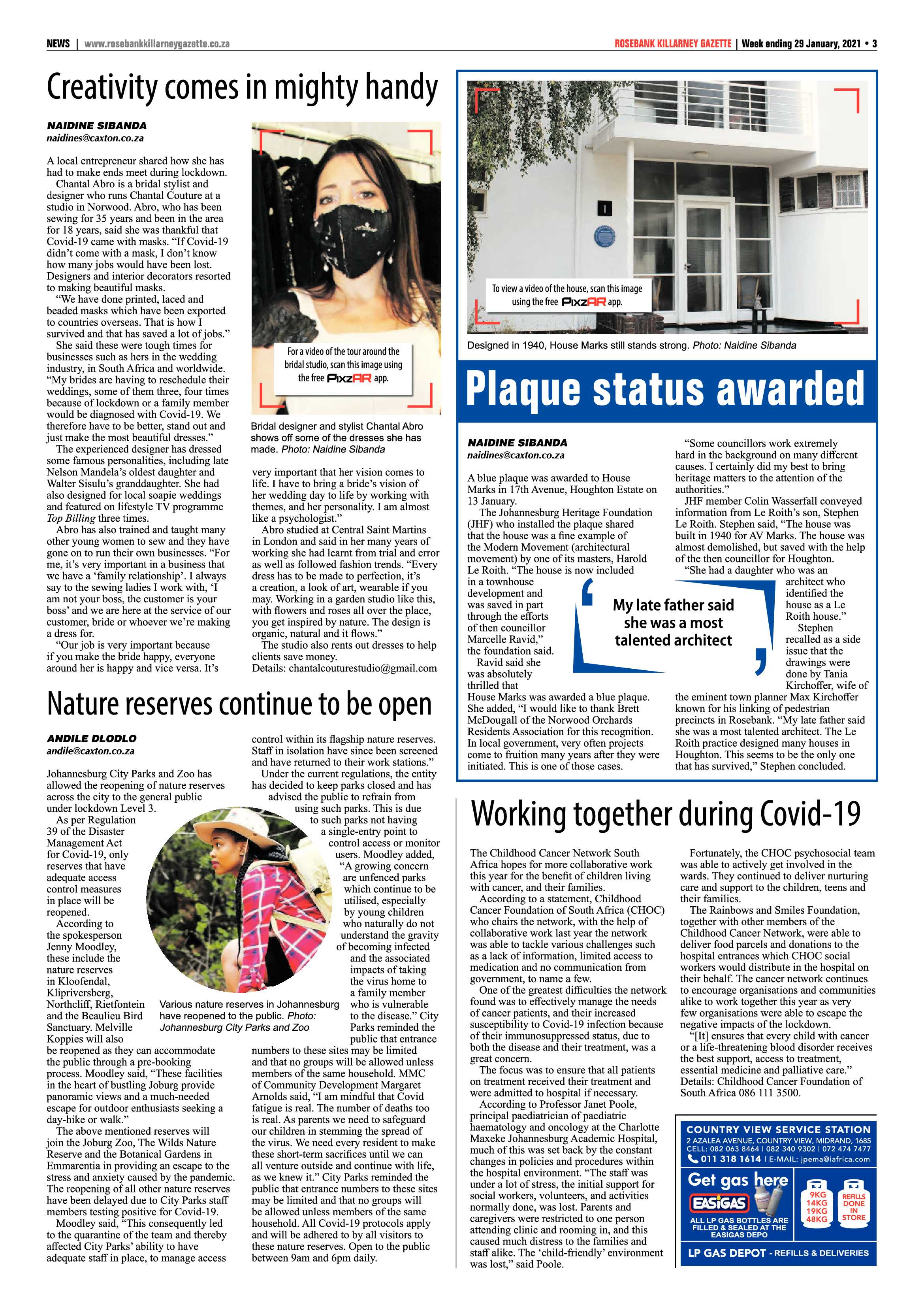 Rosebank Killarney Gazette 29 January 2020 page 3