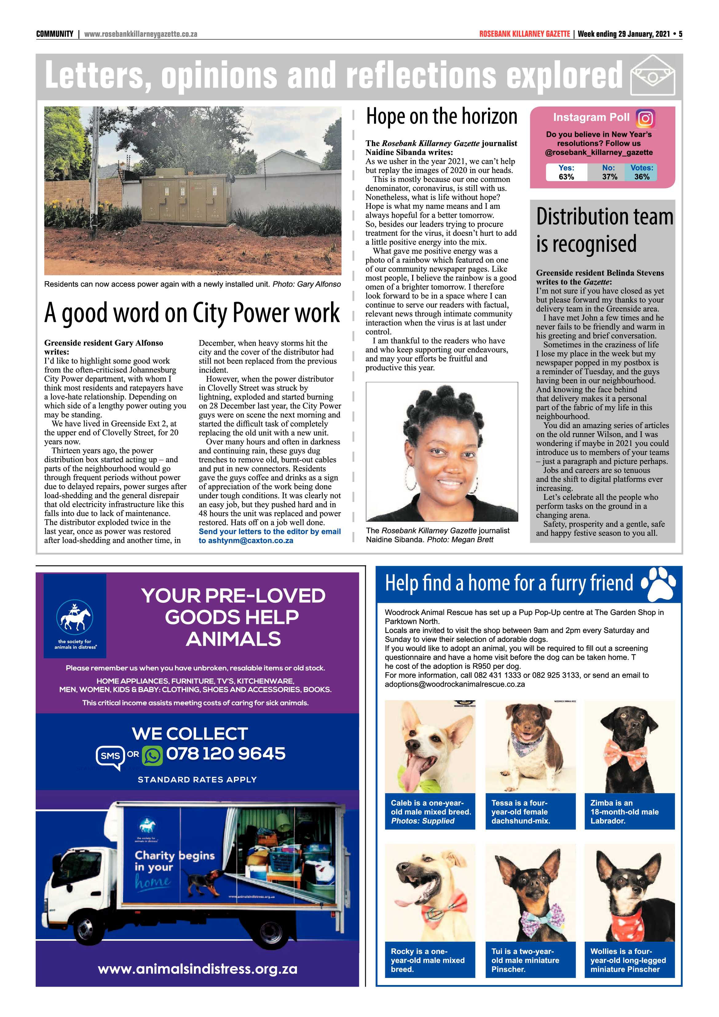 Rosebank Killarney Gazette 29 January 2020 page 5