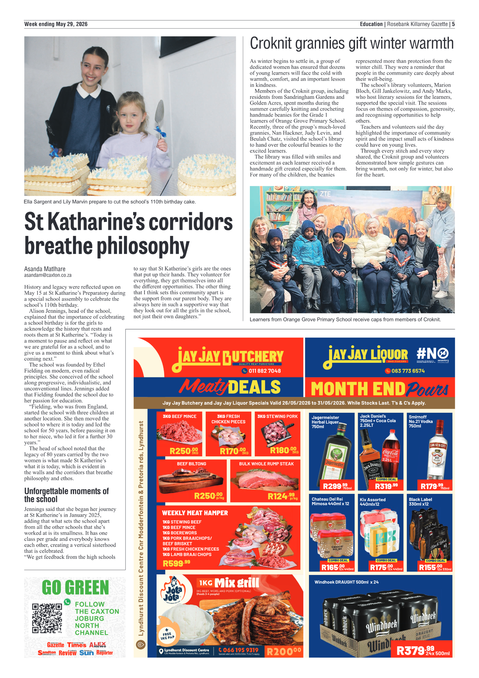 Rosebank Killarney Gazette 29 May 2026 page 5