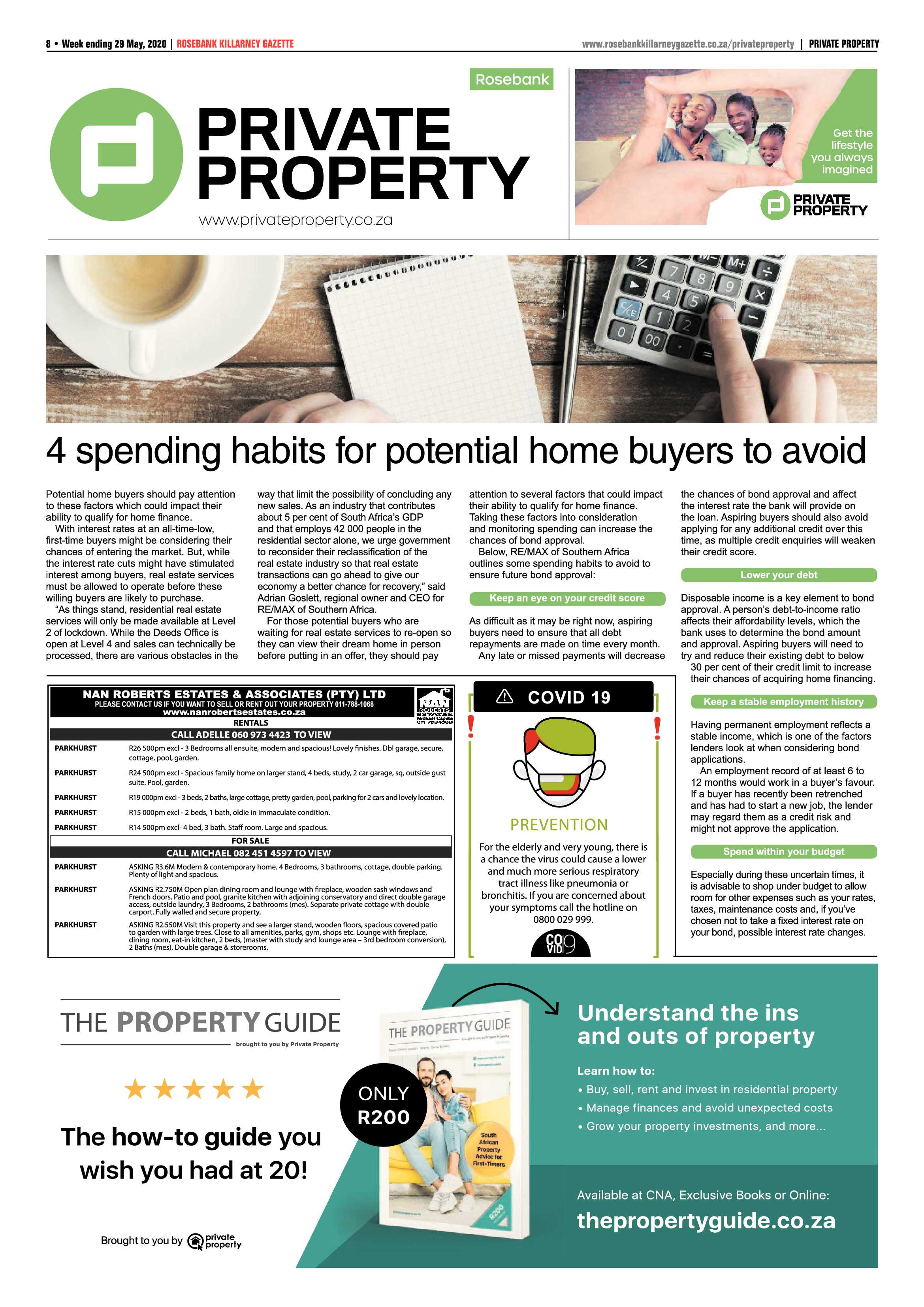 Rosebank Killarney Gazette 29 May 2020 page 8