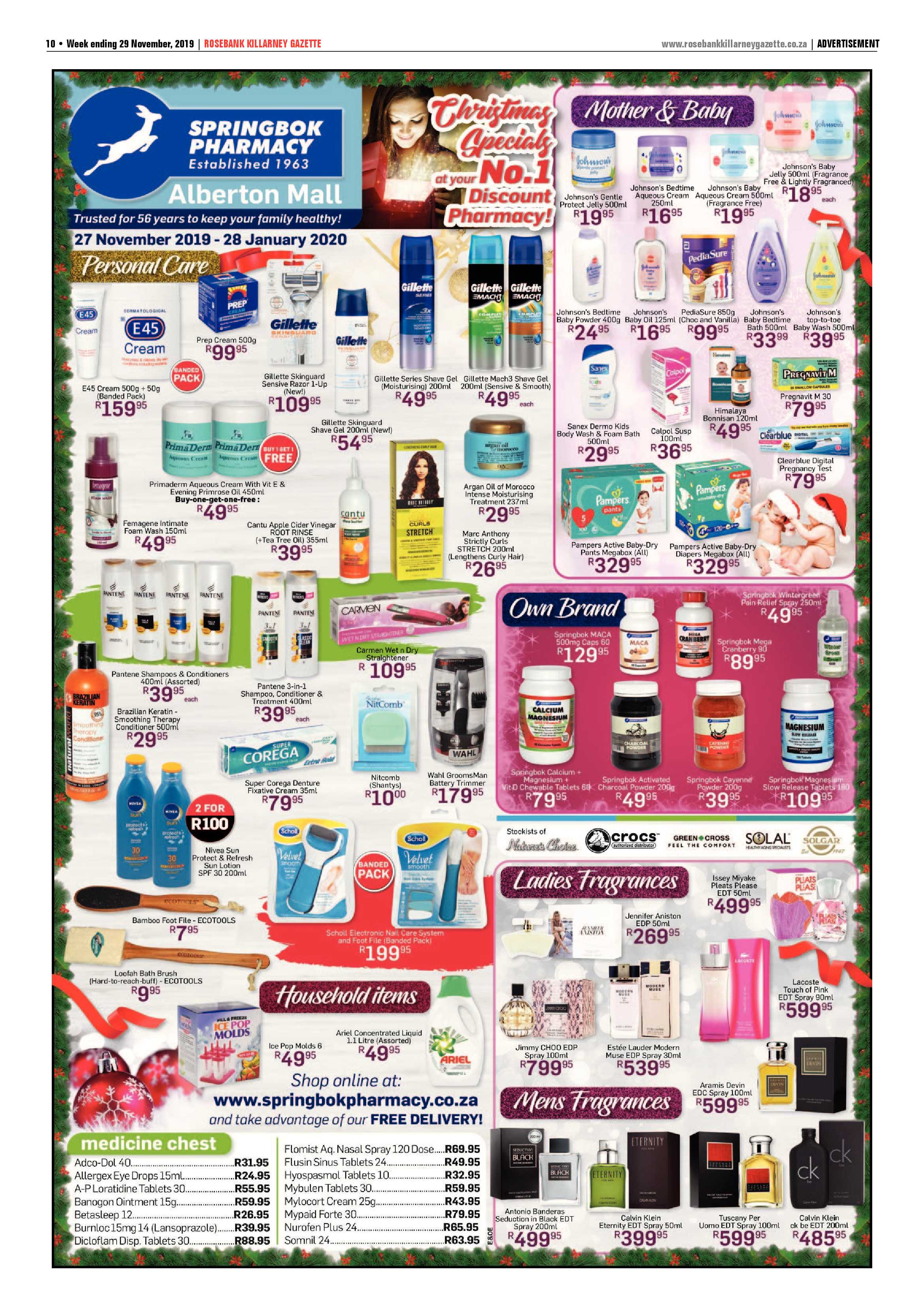 Rosebank Killarney Gazette 29 November 2019 page 10