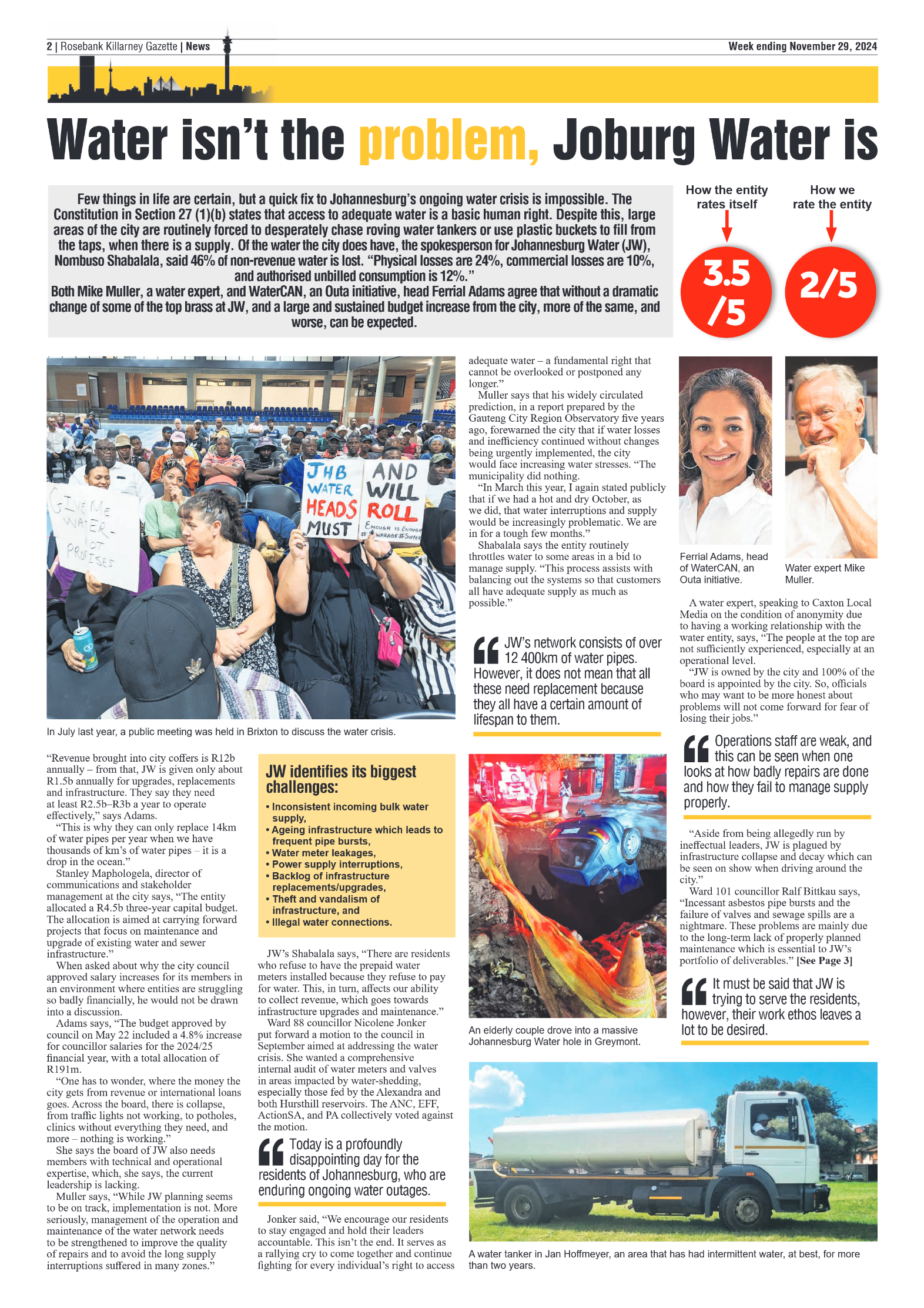 Rosebank Killarney Gazette 29 November 2024 page 2