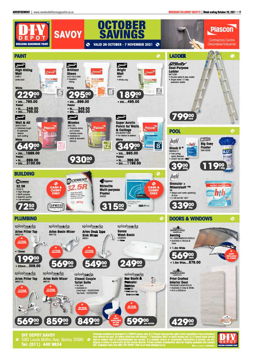 Rosebank Killarney Gazette 29 October 2021 page 17