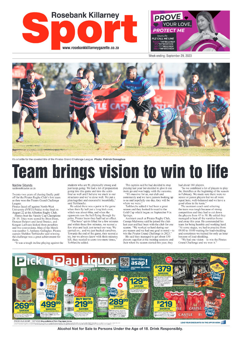 Rosebank Killarney Gazette 29 September 2023 page 12