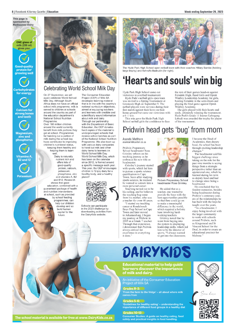 Rosebank Killarney Gazette 29 September 2023 page 8