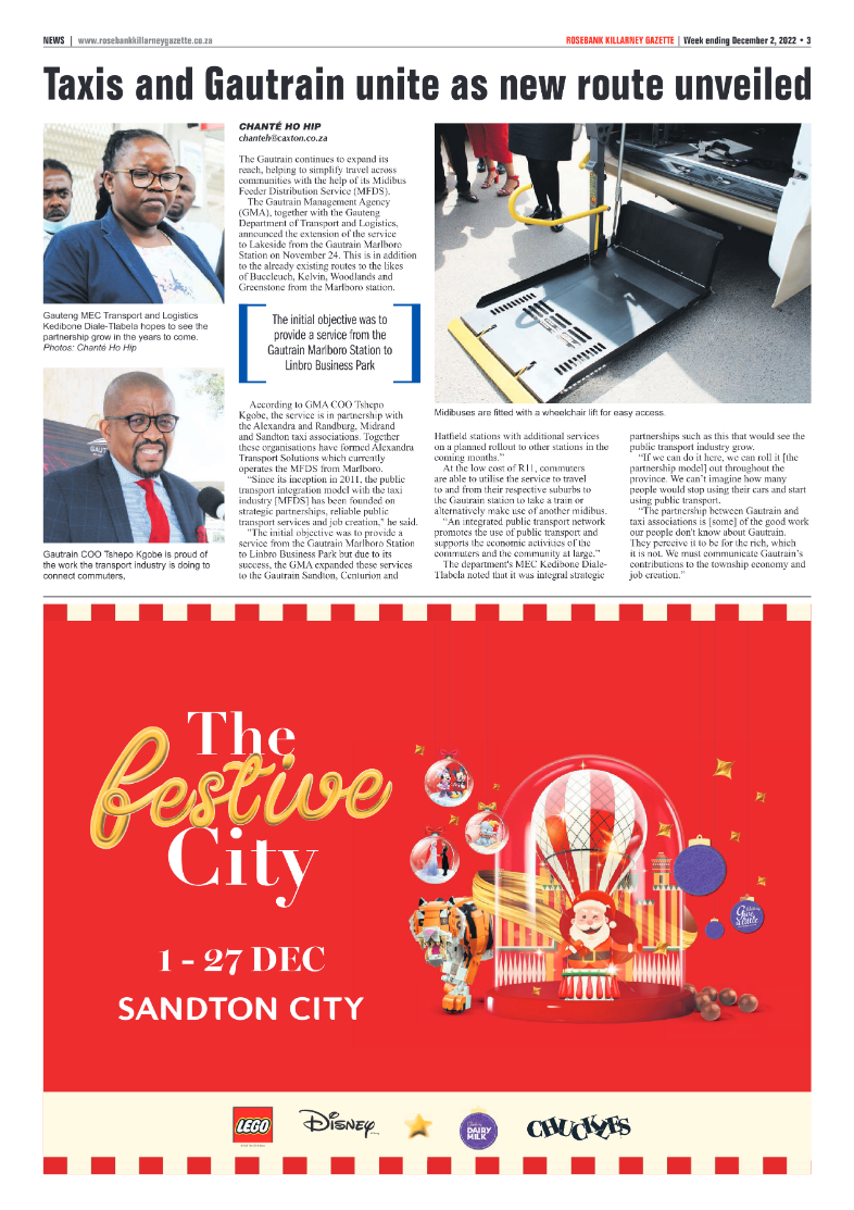 Rosebank Killarney Gazette 2 Dec 2022 page 3