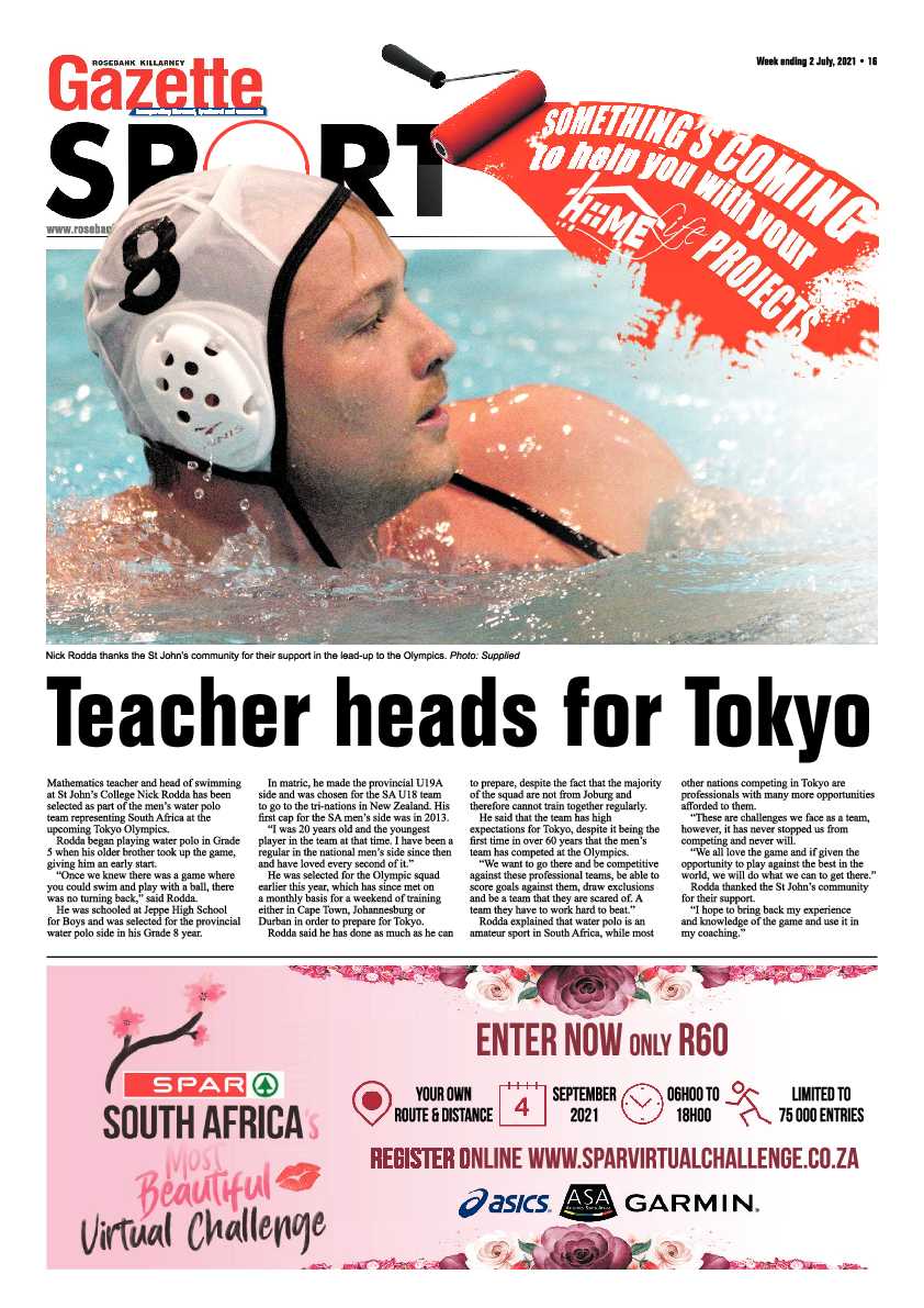 Rosebank Killarney Gazette 2 July 2021 page 16