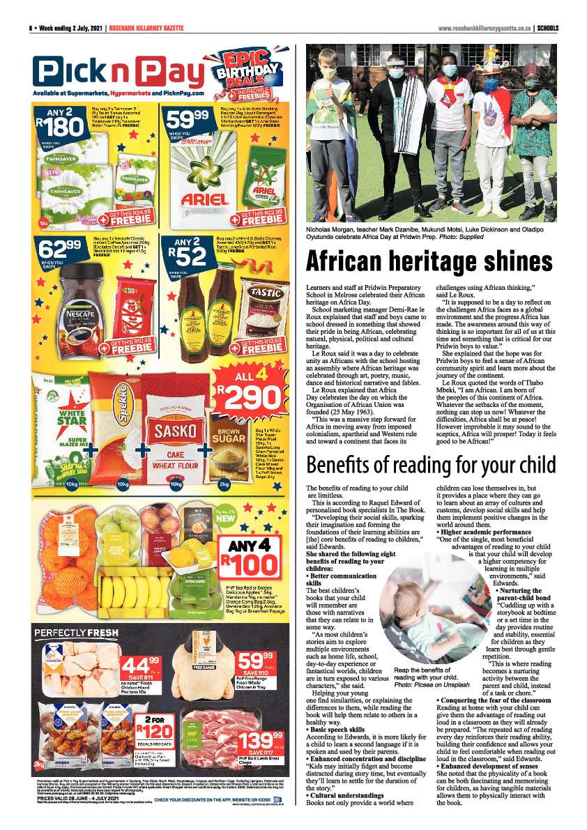 Rosebank Killarney Gazette 2 July 2021 page 8