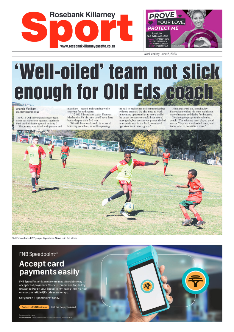 Rosebank Killarney Gazette 2 June 2023 page 12
