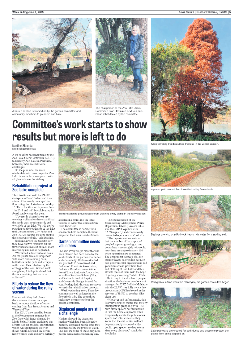 Rosebank Killarney Gazette 2 June 2023 page 5