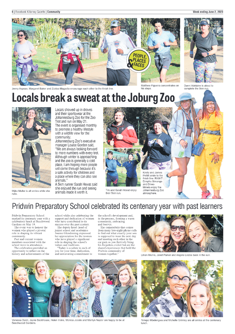 Rosebank Killarney Gazette 2 June 2023 page 6