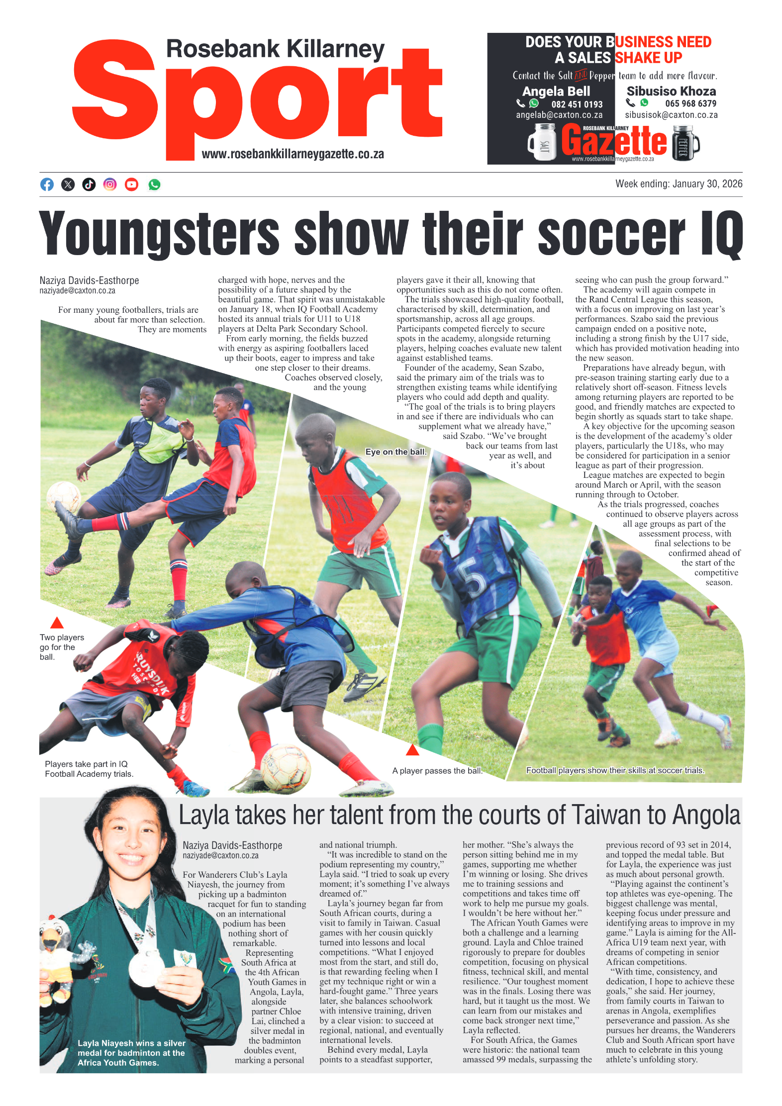 Rosebank Killarney Gazette 30 January 2026 page 8