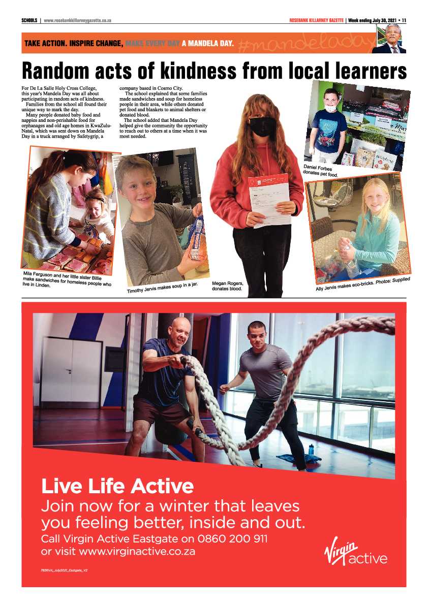 Rosebank Killarney Gazette 30 July 2021 page 11