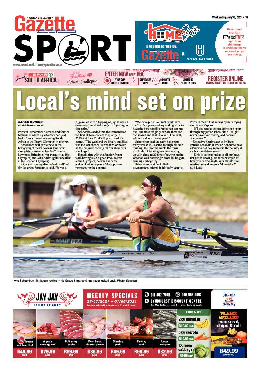 Rosebank Killarney Gazette 30 July 2021 page 16