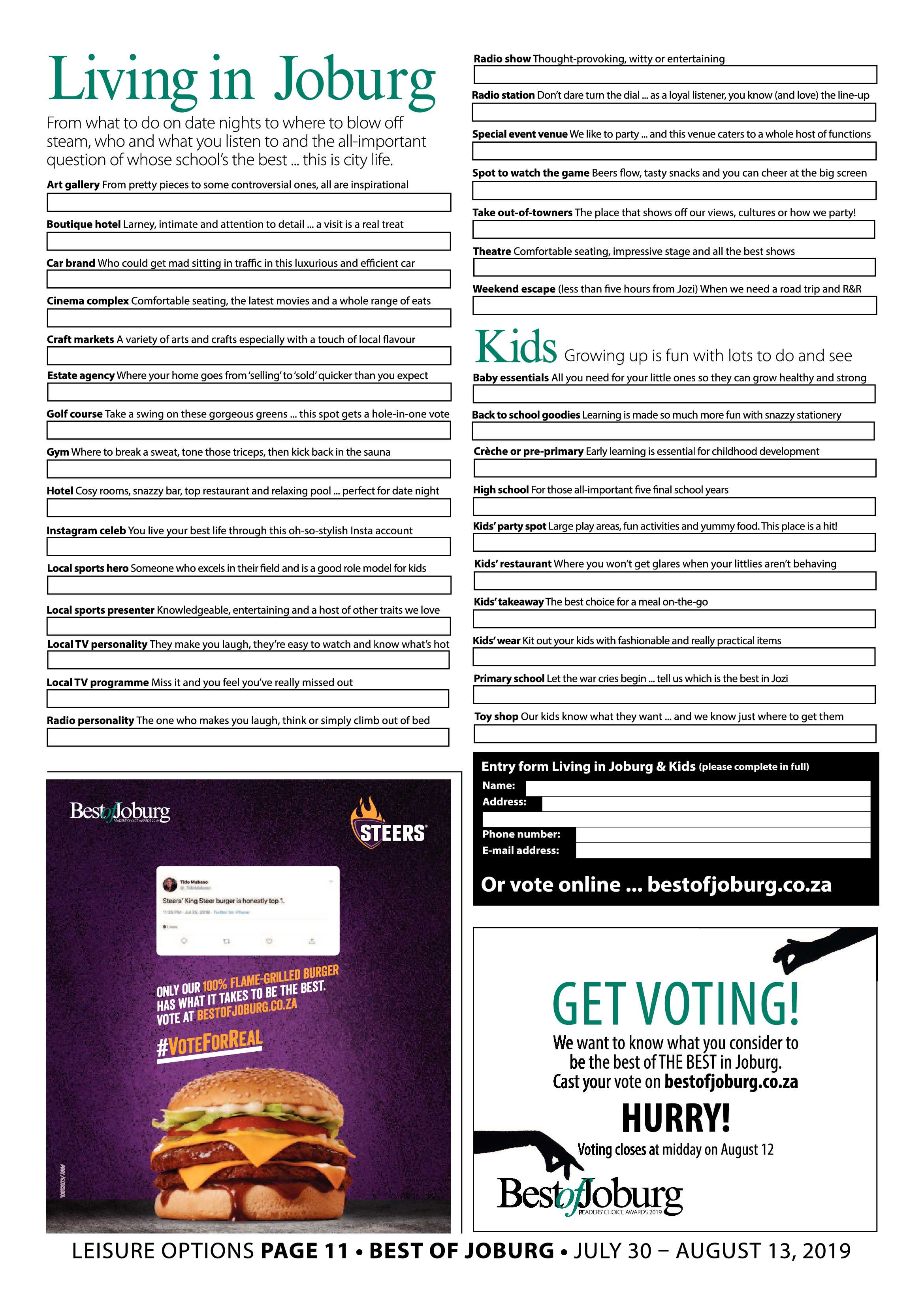 Rosebank Killarney Gazette 30 July, 2019 page 19