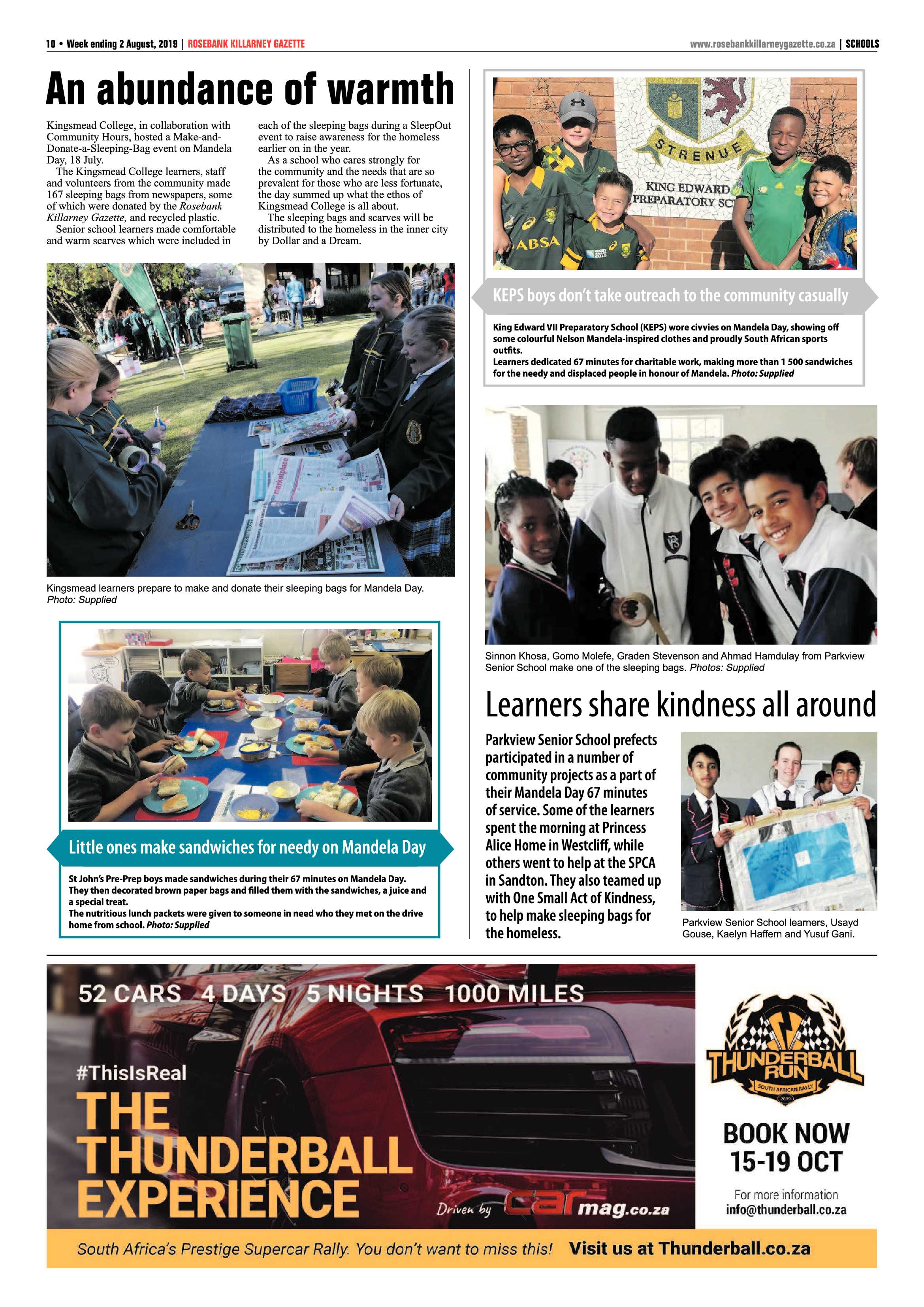 Rosebank Killarney Gazette 30 July, 2019 page 26