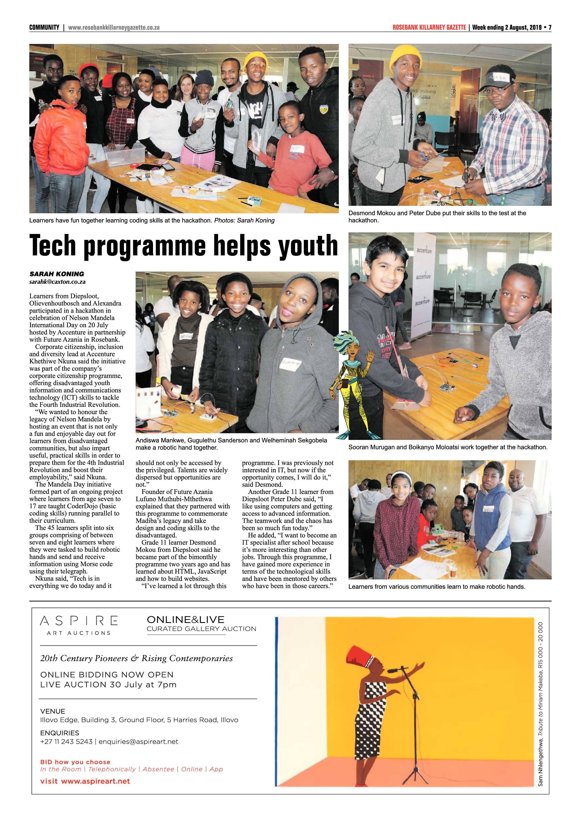 Rosebank Killarney Gazette 30 July, 2019 page 7