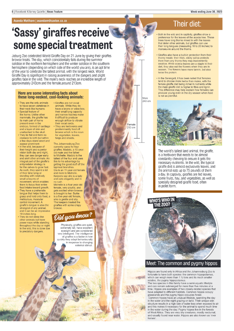 Rosebank Killarney Gazette 30 June 2023 page 6