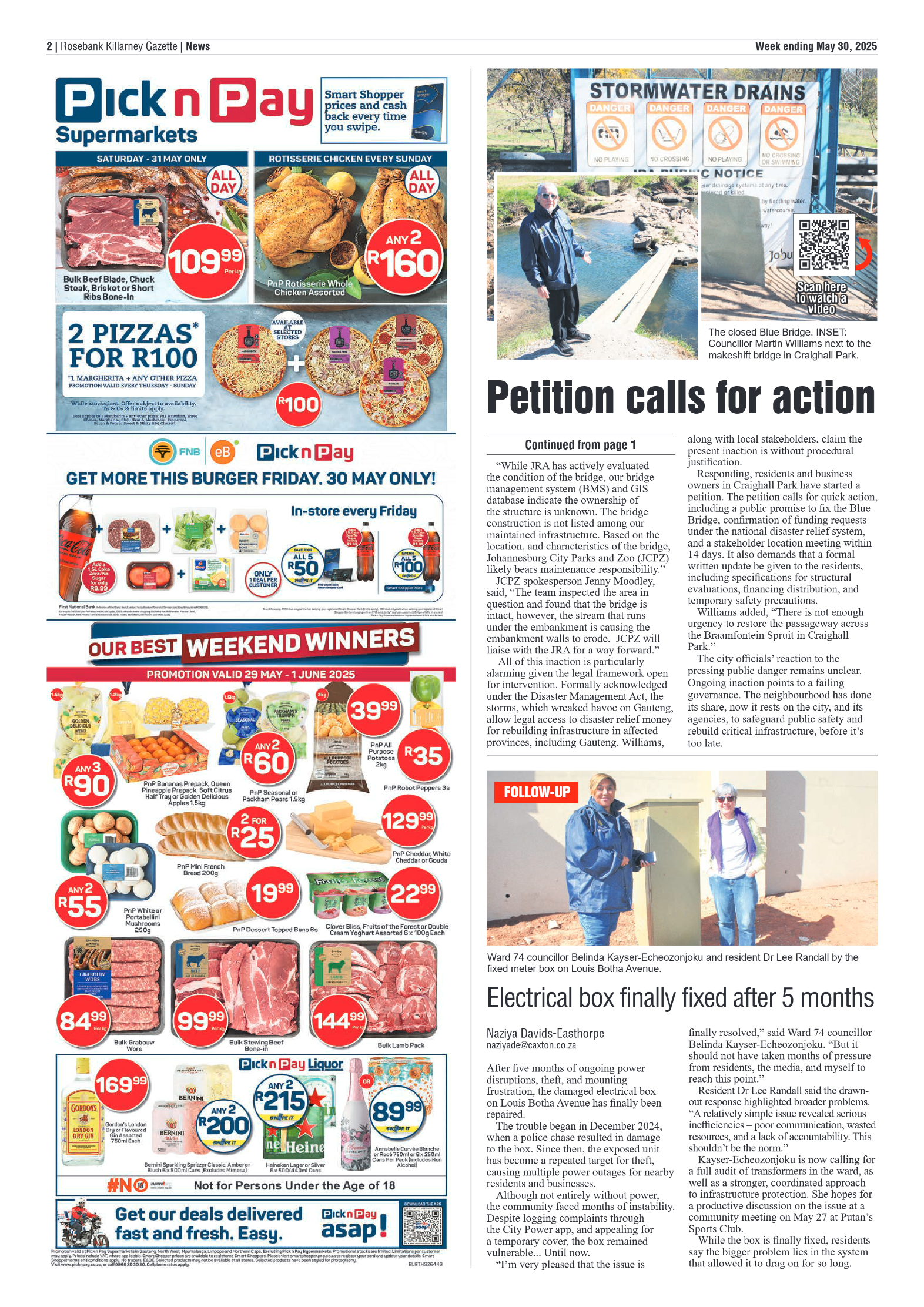 Rosebank Killarney Gazette 30 May 2025 page 2