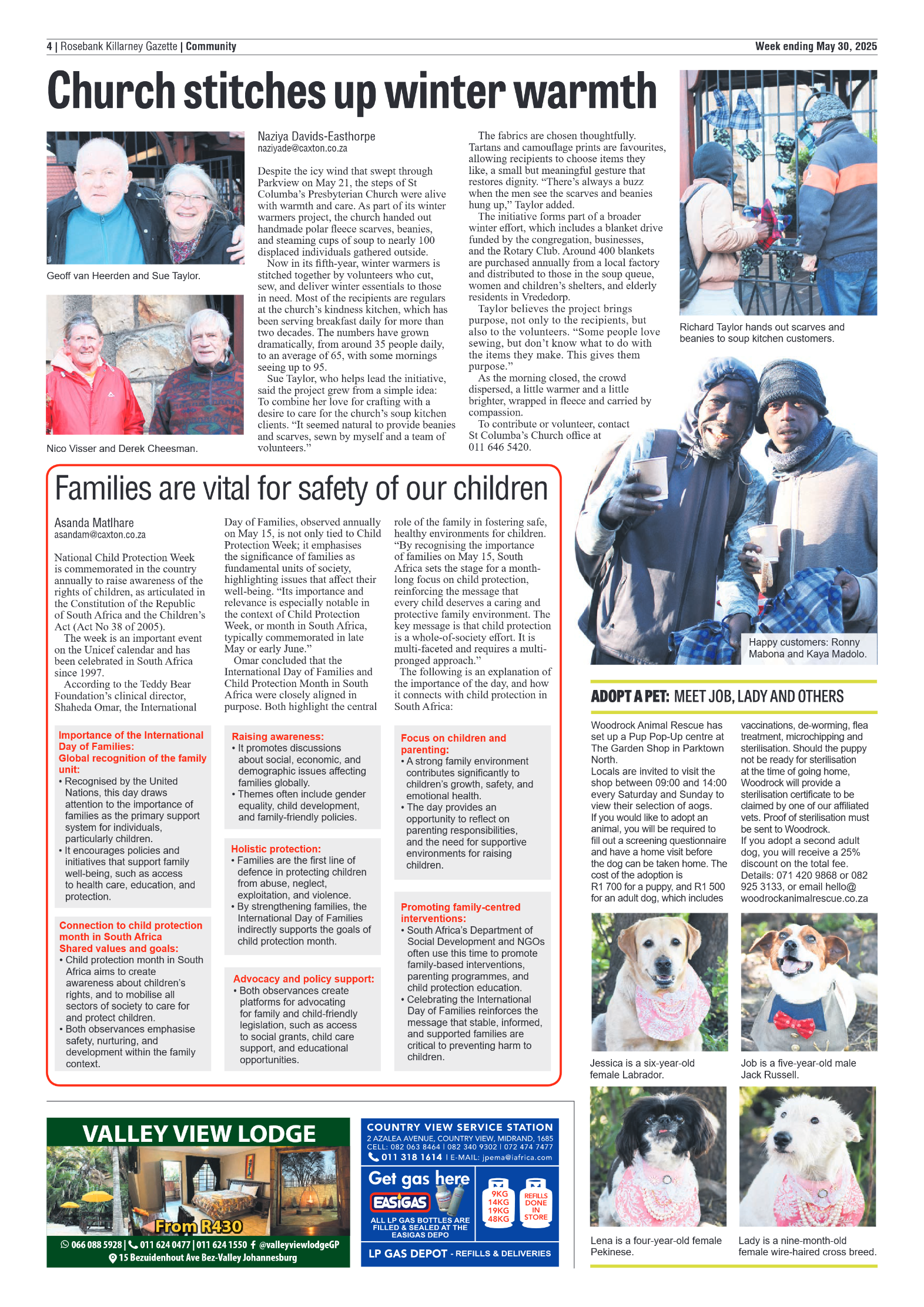 Rosebank Killarney Gazette 30 May 2025 page 4